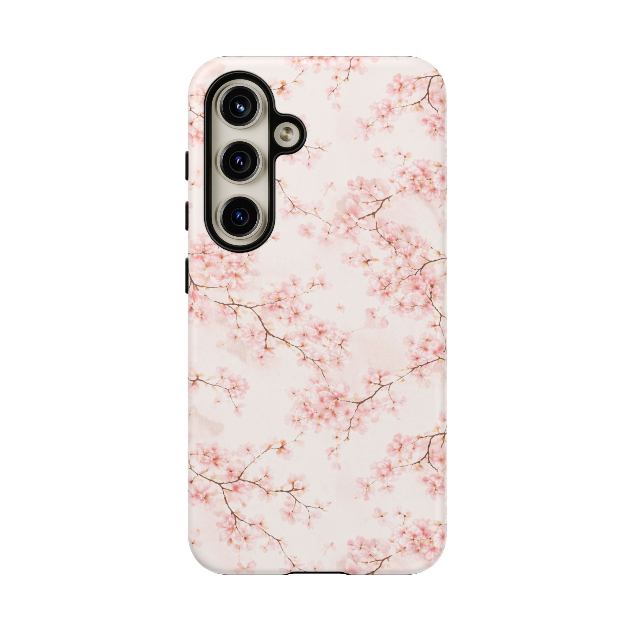 Pancake Dreams™ Cherry Blossom Tough Phone Case — Pink Floral Protective iPhone Cover