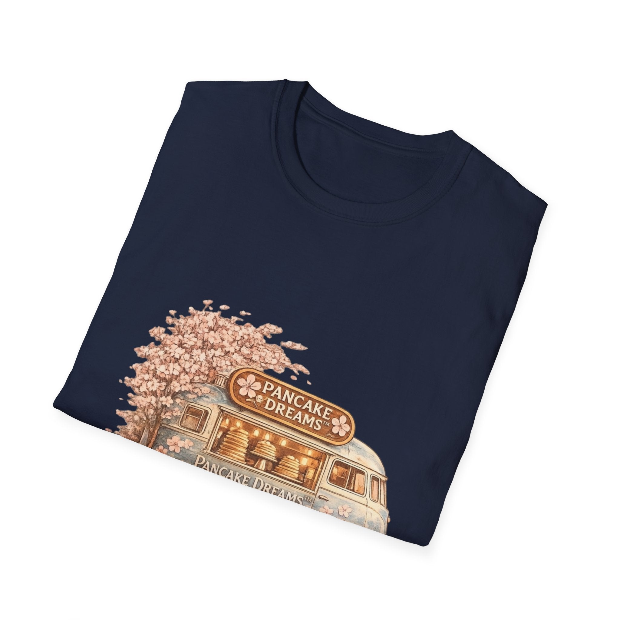 Pancake Dreams™ Vintage Pancake Truck T-Shirt — "Pancake Dreams" Retro Food Truck Tee