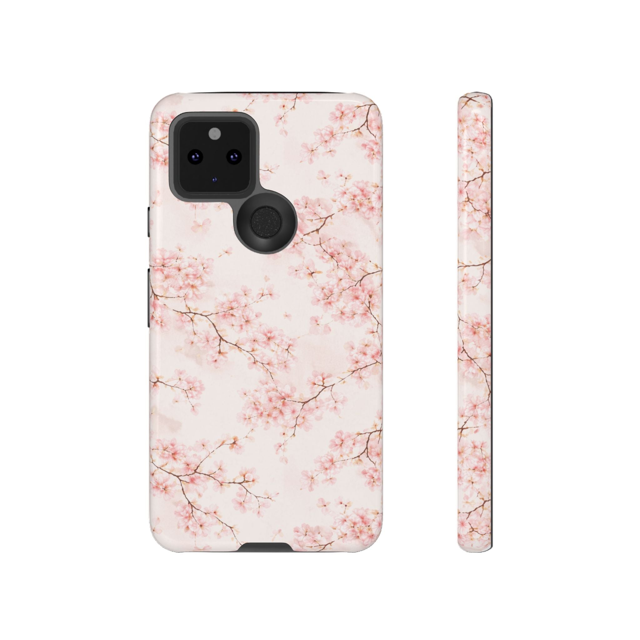 Pancake Dreams™ Cherry Blossom Tough Phone Case — Pink Floral Protective iPhone Cover