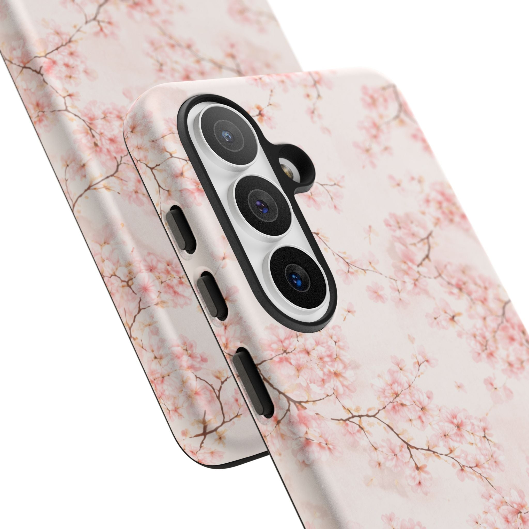 Pancake Dreams™ Cherry Blossom Tough Phone Case — Pink Floral Protective iPhone Cover