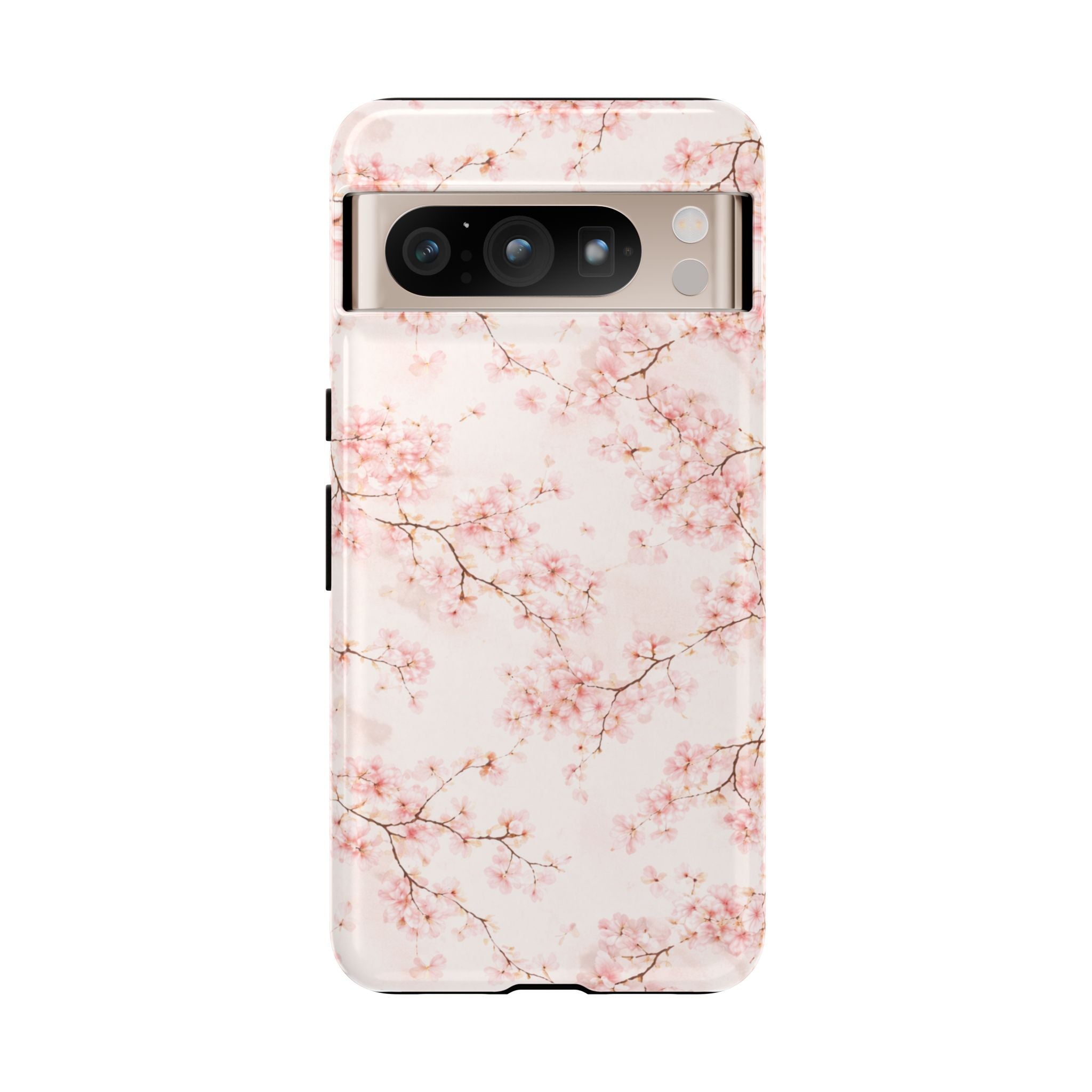 Pancake Dreams™ Cherry Blossom Tough Phone Case — Pink Floral Protective iPhone Cover