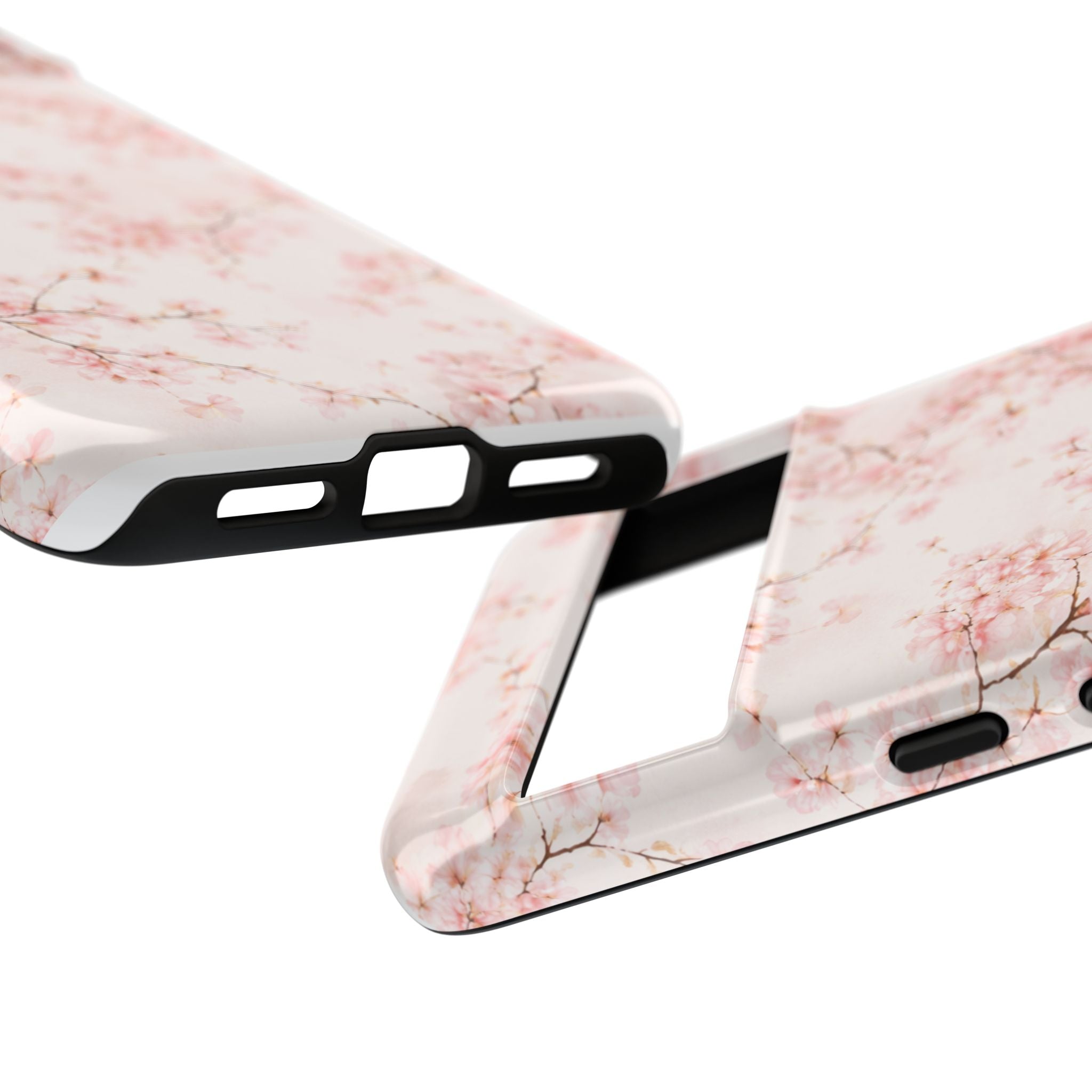 Pancake Dreams™ Cherry Blossom Tough Phone Case — Pink Floral Protective iPhone Cover