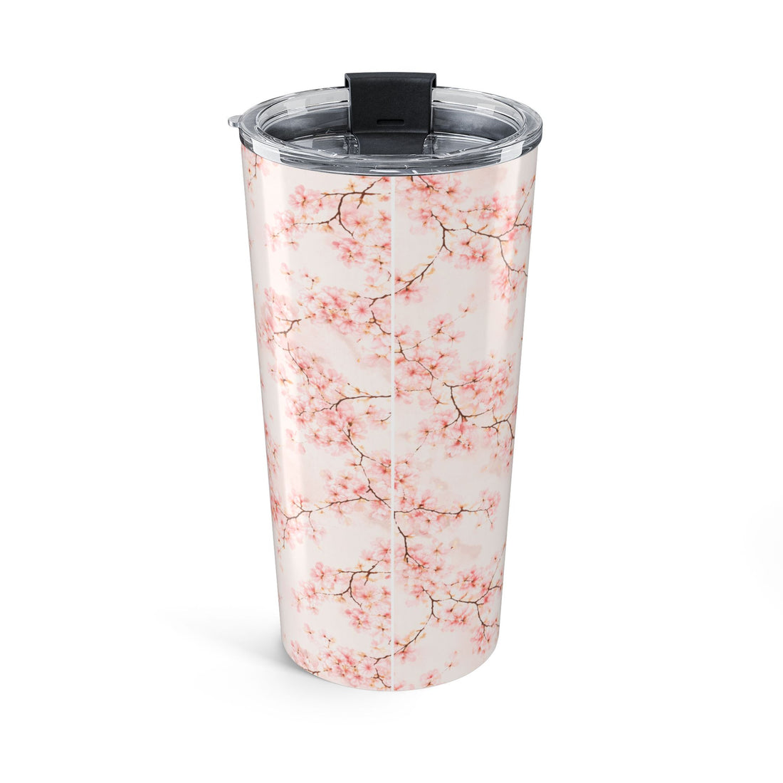 Pancake Dreams Cherry Blossom Tumbler — Floral Stainless Steel Travel Cup
