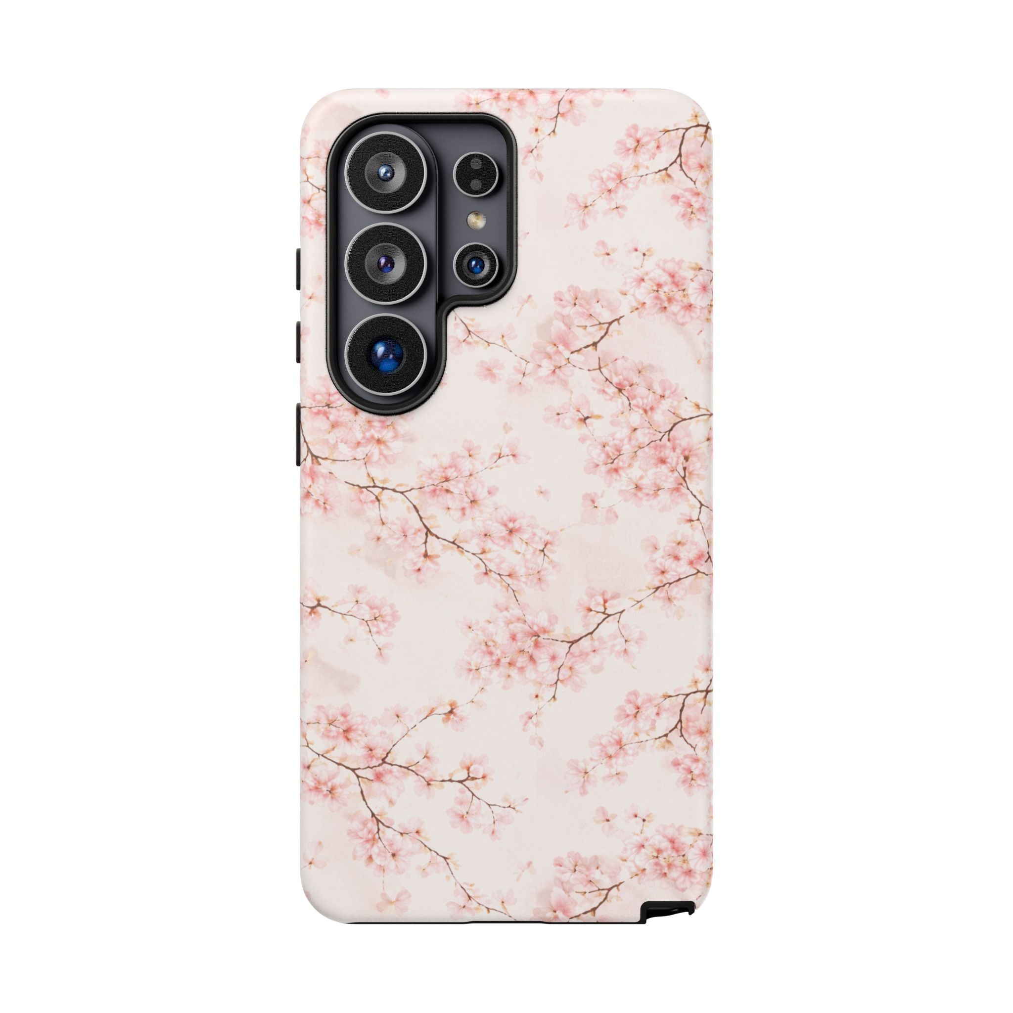 Pancake Dreams™ Cherry Blossom Tough Phone Case — Pink Floral Protective iPhone Cover
