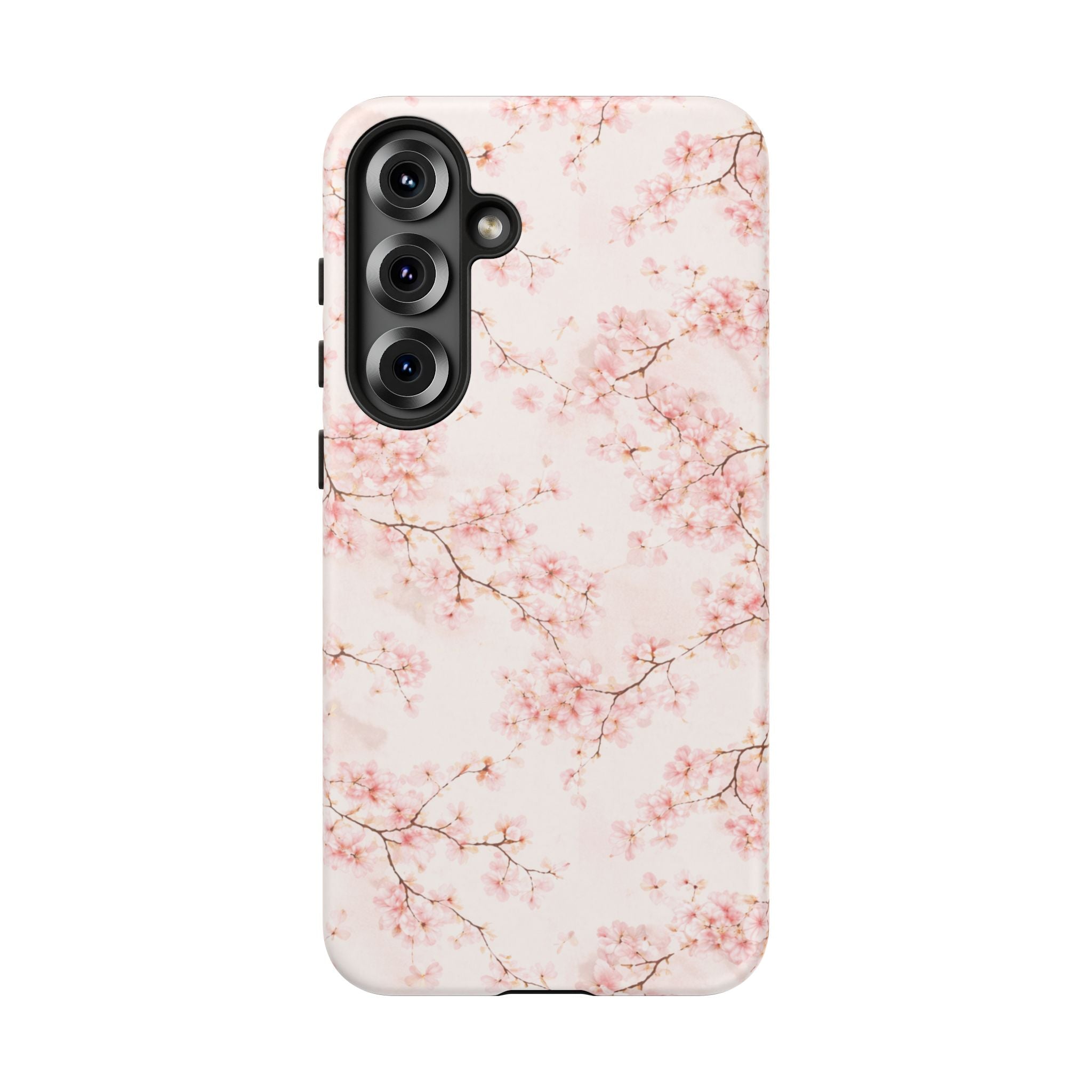 Pancake Dreams™ Cherry Blossom Tough Phone Case — Pink Floral Protective iPhone Cover