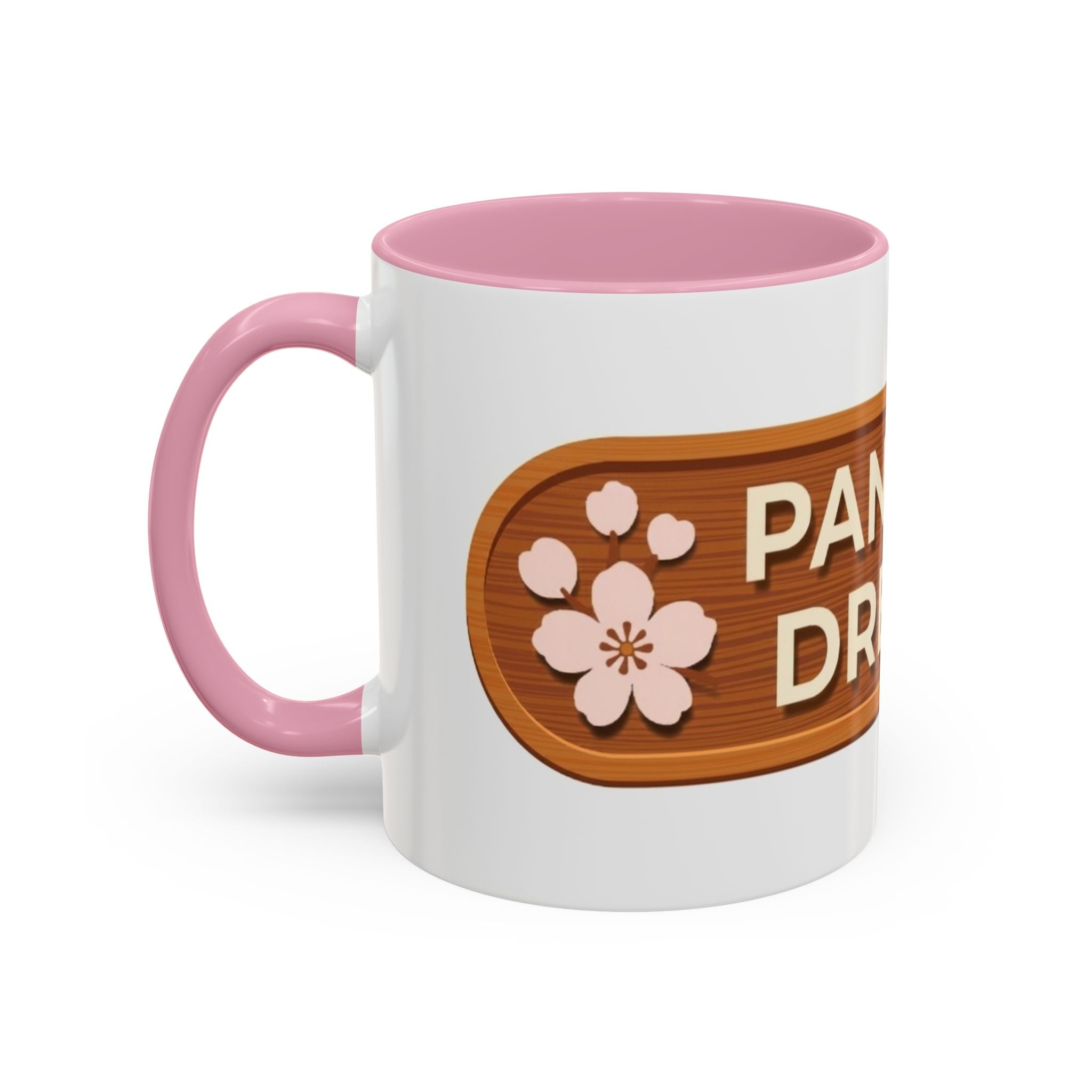 Pancake Dreams™ Ceramic Mug — Retro Wood Sign Design (11oz, 15oz)