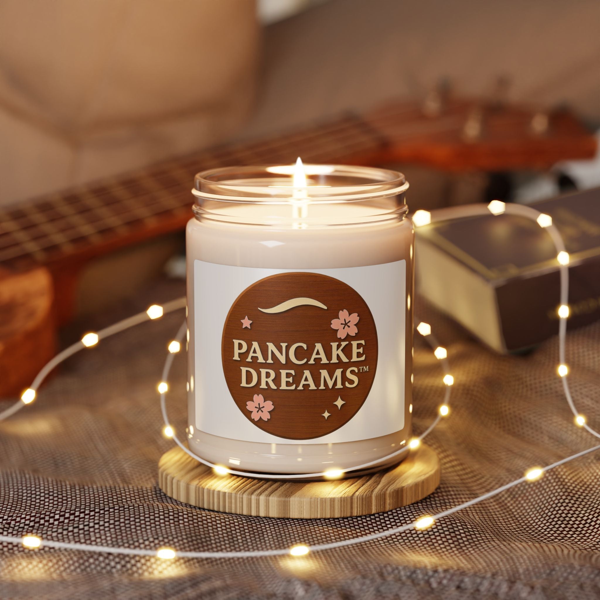 Pancake Dreams™  Soy Candle — 9oz Scented Jar (Cozy Breakfast Bakery Aroma)