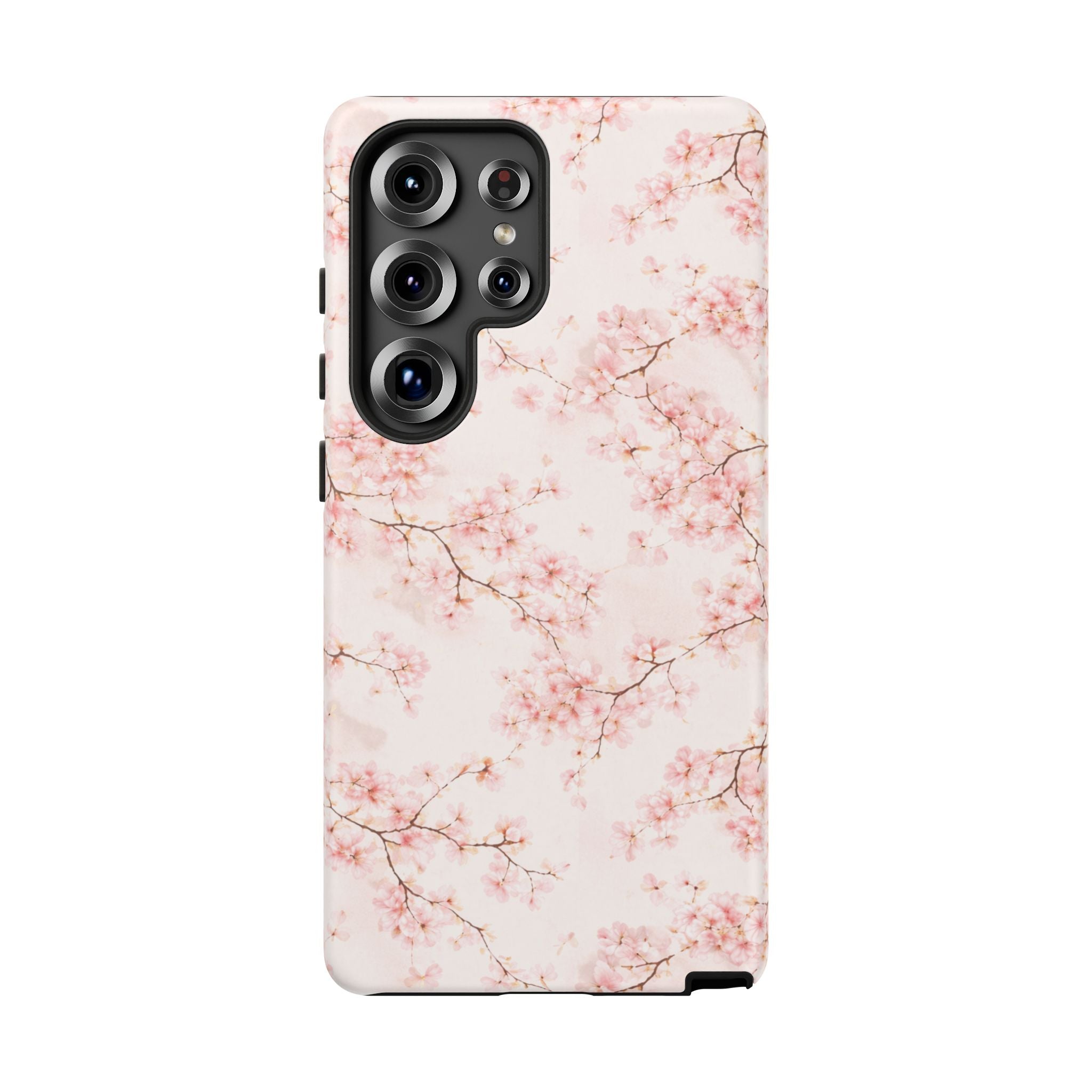 Pancake Dreams™ Cherry Blossom Tough Phone Case — Pink Floral Protective iPhone Cover