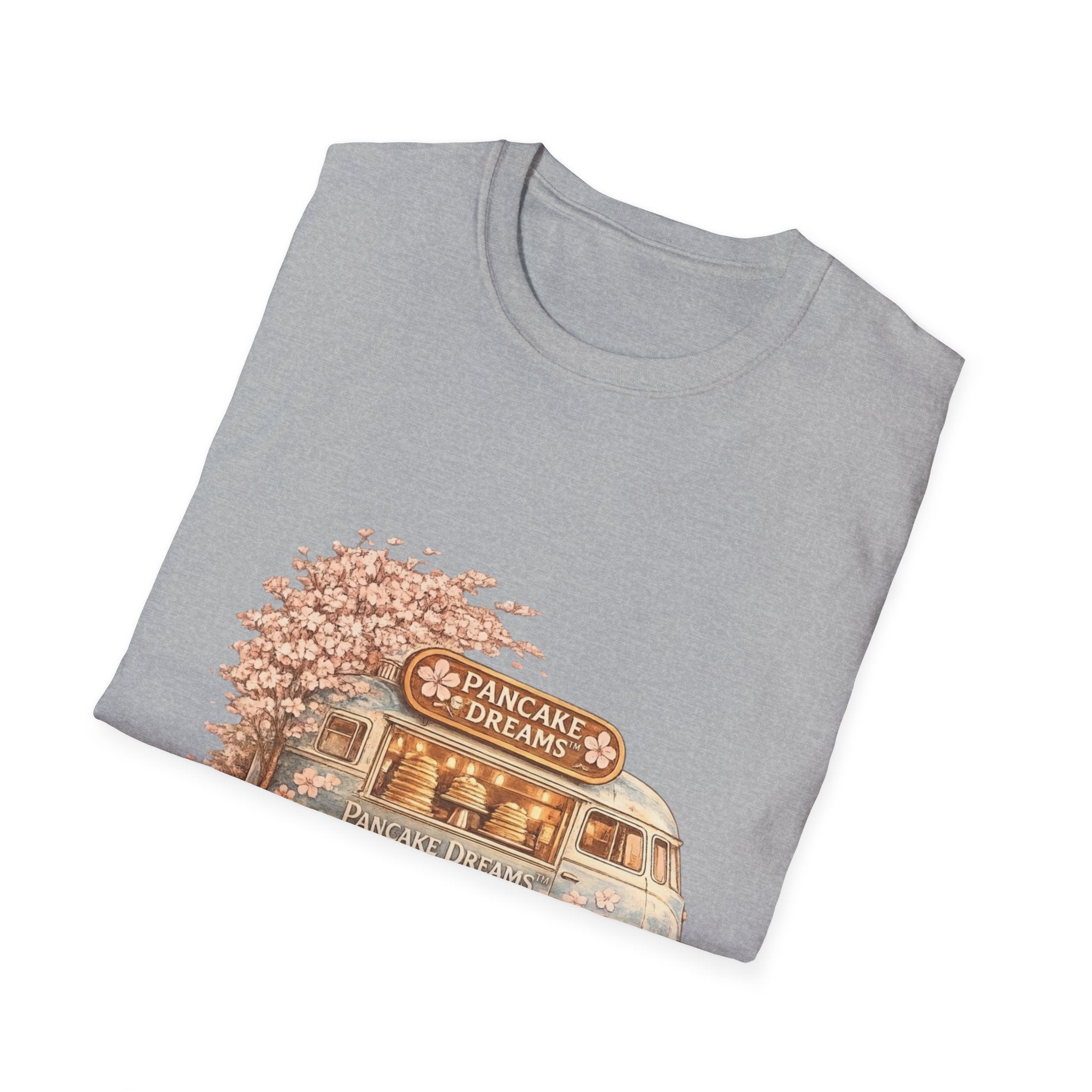 Pancake Dreams™ Vintage Pancake Truck T-Shirt — "Pancake Dreams" Retro Food Truck Tee