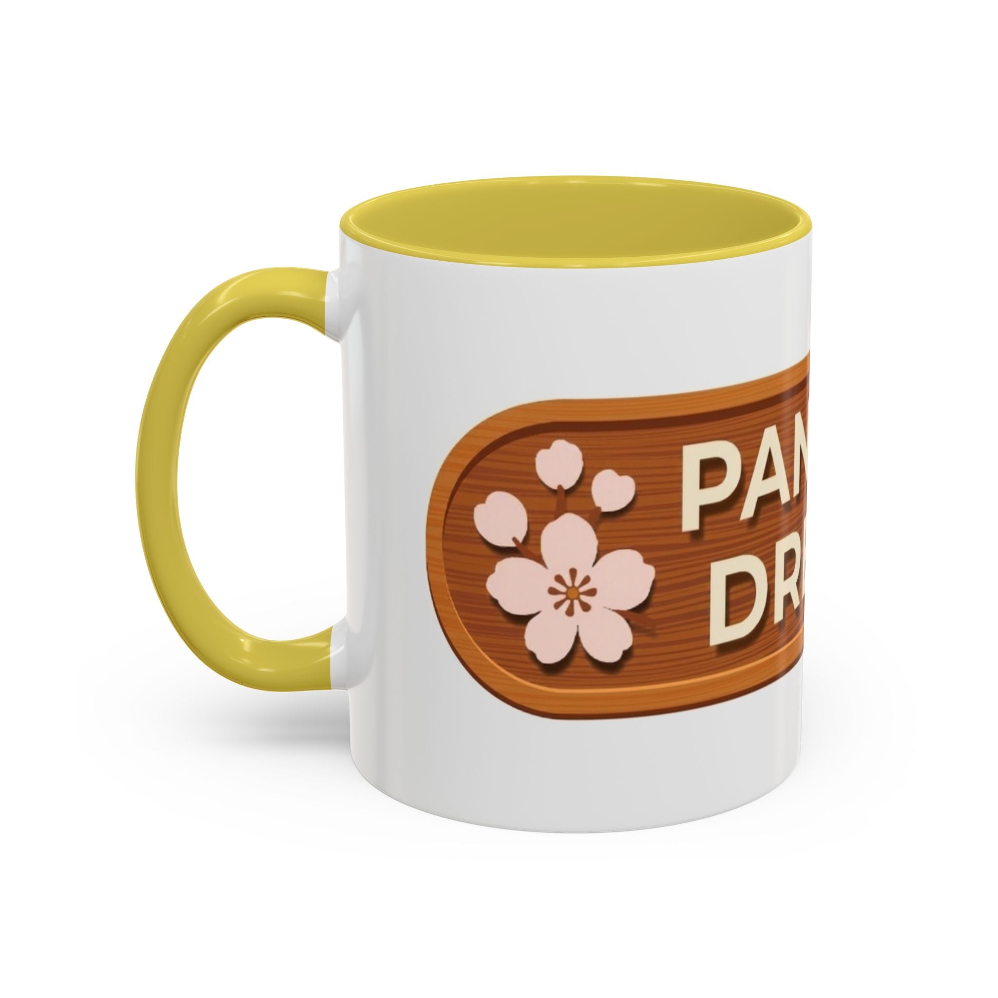 Pancake Dreams™ Ceramic Mug — Retro Wood Sign Design (11oz, 15oz)