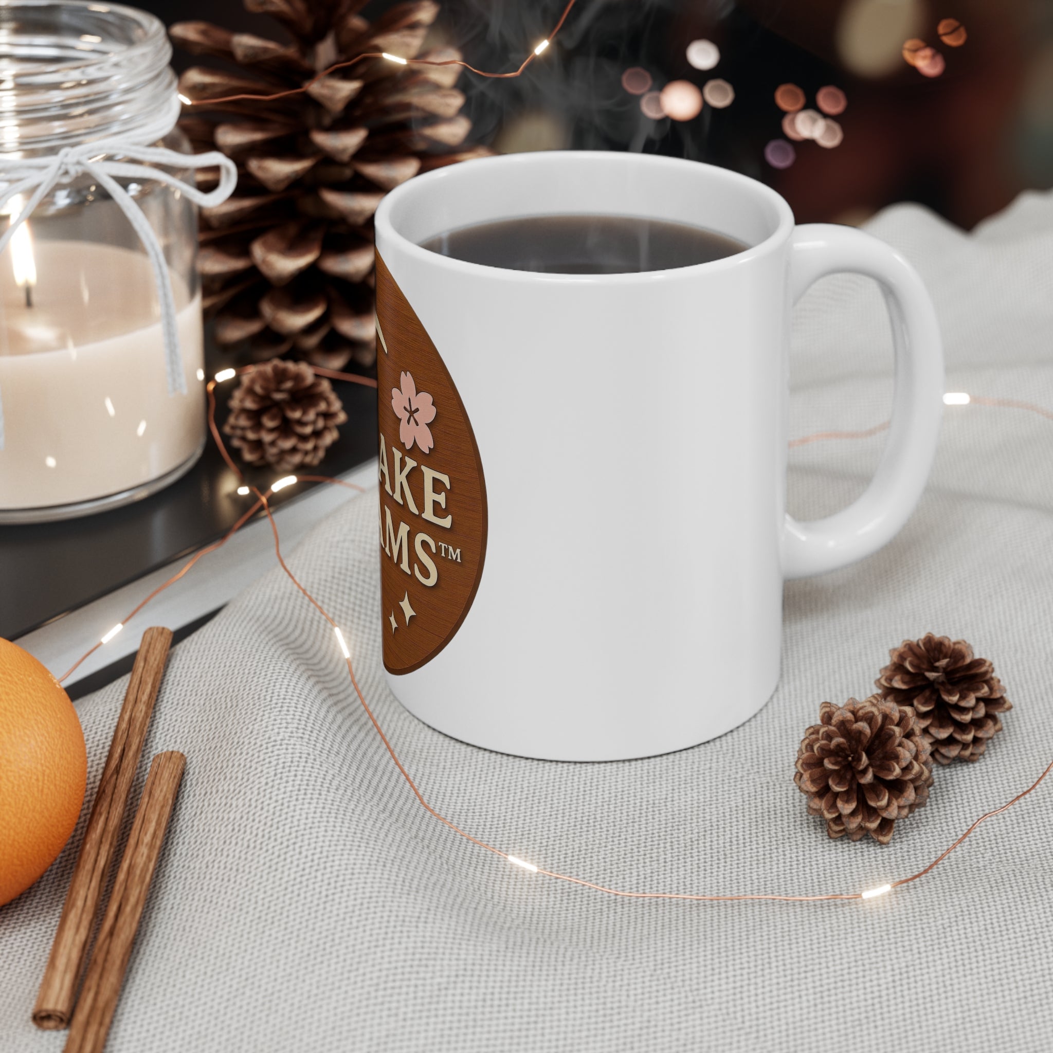 Pancake Dreams™ Ceramic Mug — 11oz Retro Breakfast Coffee Cup