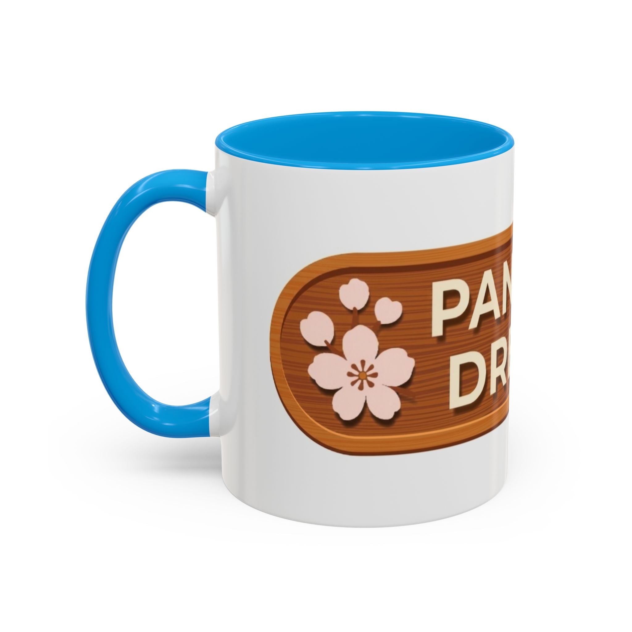 Pancake Dreams™ Ceramic Mug — Retro Wood Sign Design (11oz, 15oz)