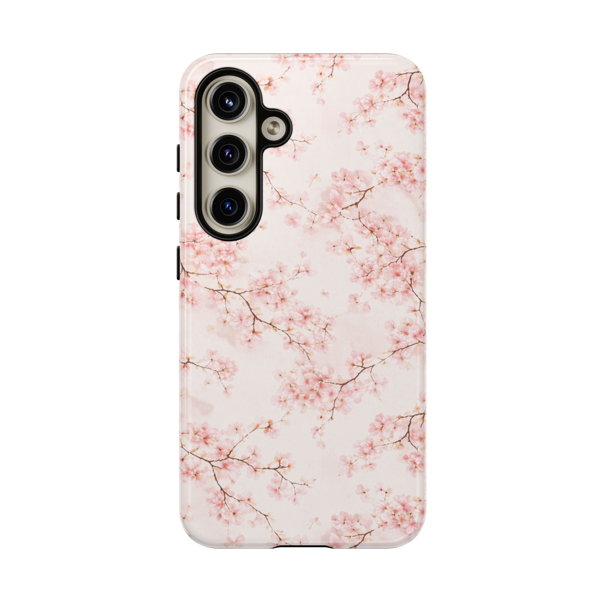 Pancake Dreams™ Cherry Blossom Tough Phone Case — Pink Floral Protective iPhone Cover
