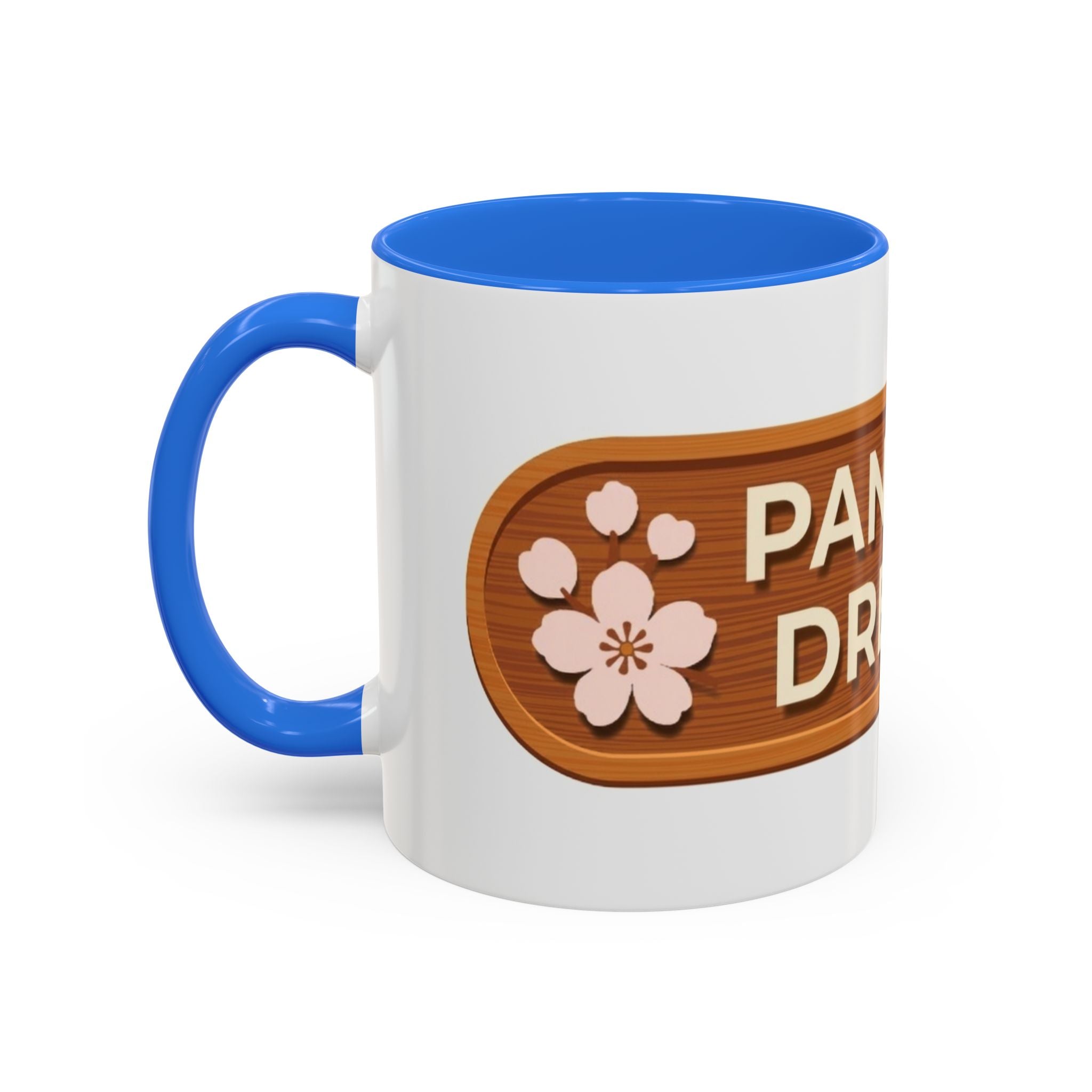 Pancake Dreams™ Ceramic Mug — Retro Wood Sign Design (11oz, 15oz)