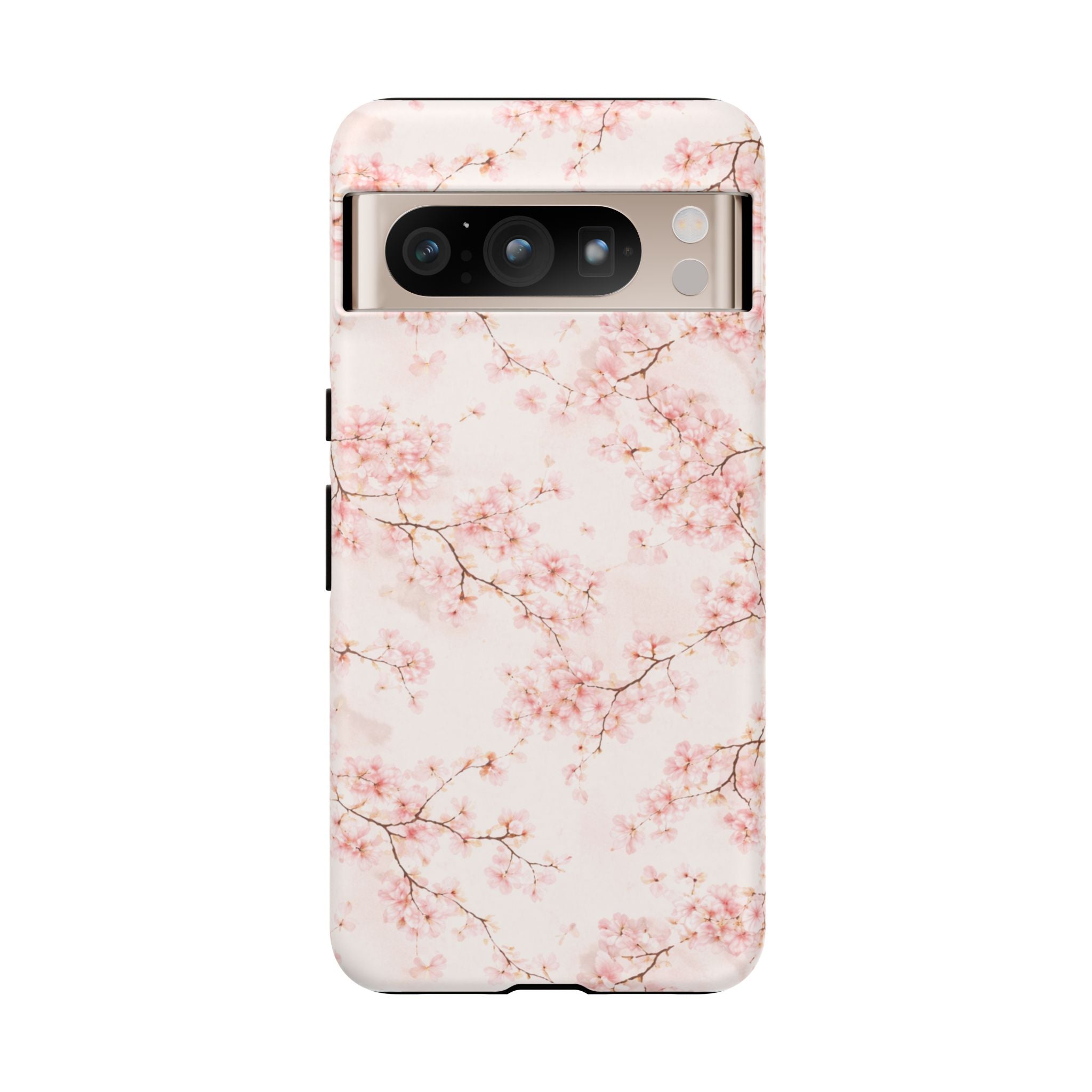 Pancake Dreams™ Cherry Blossom Tough Phone Case — Pink Floral Protective iPhone Cover