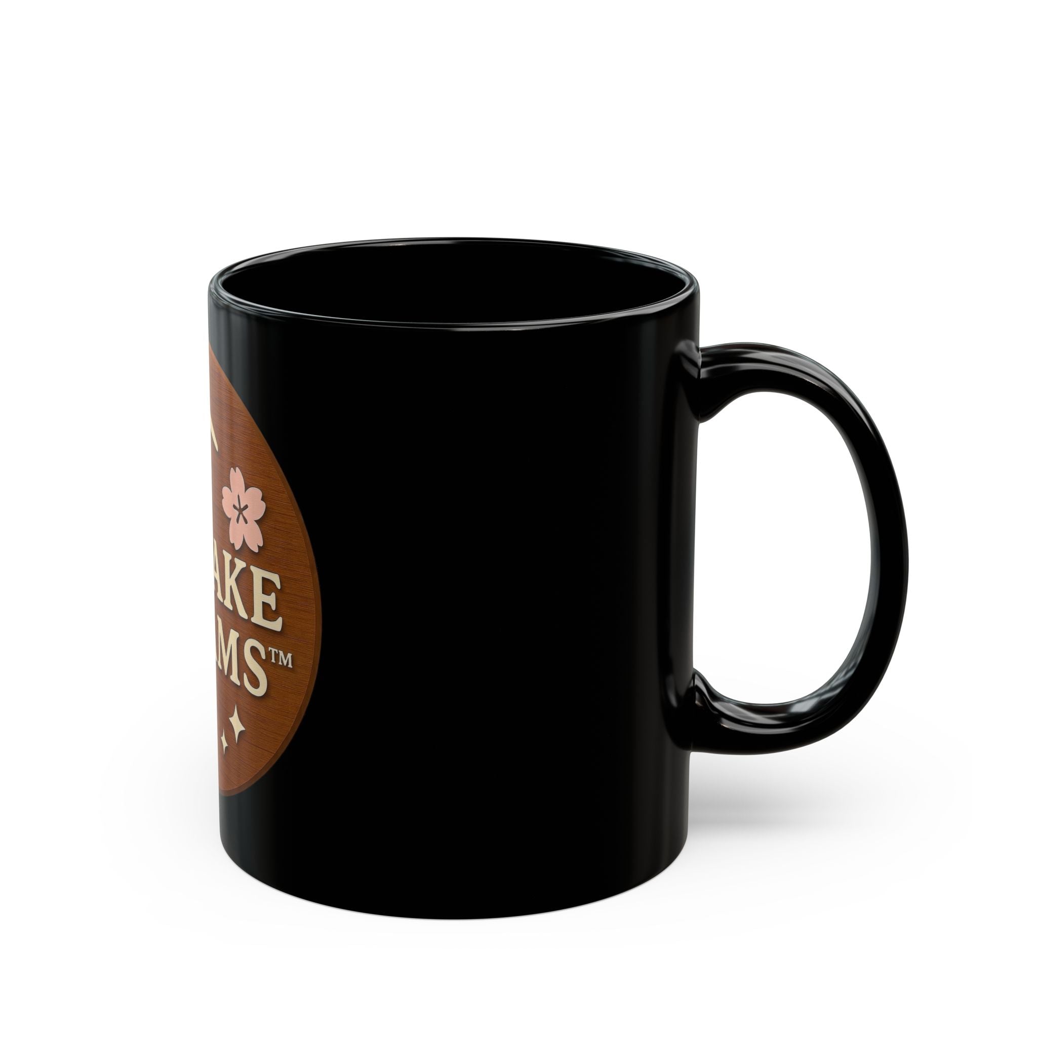 Pancake Dreams™ Black Coffee Mug (11oz, 15oz) — Cute Breakfast Ceramic Cup