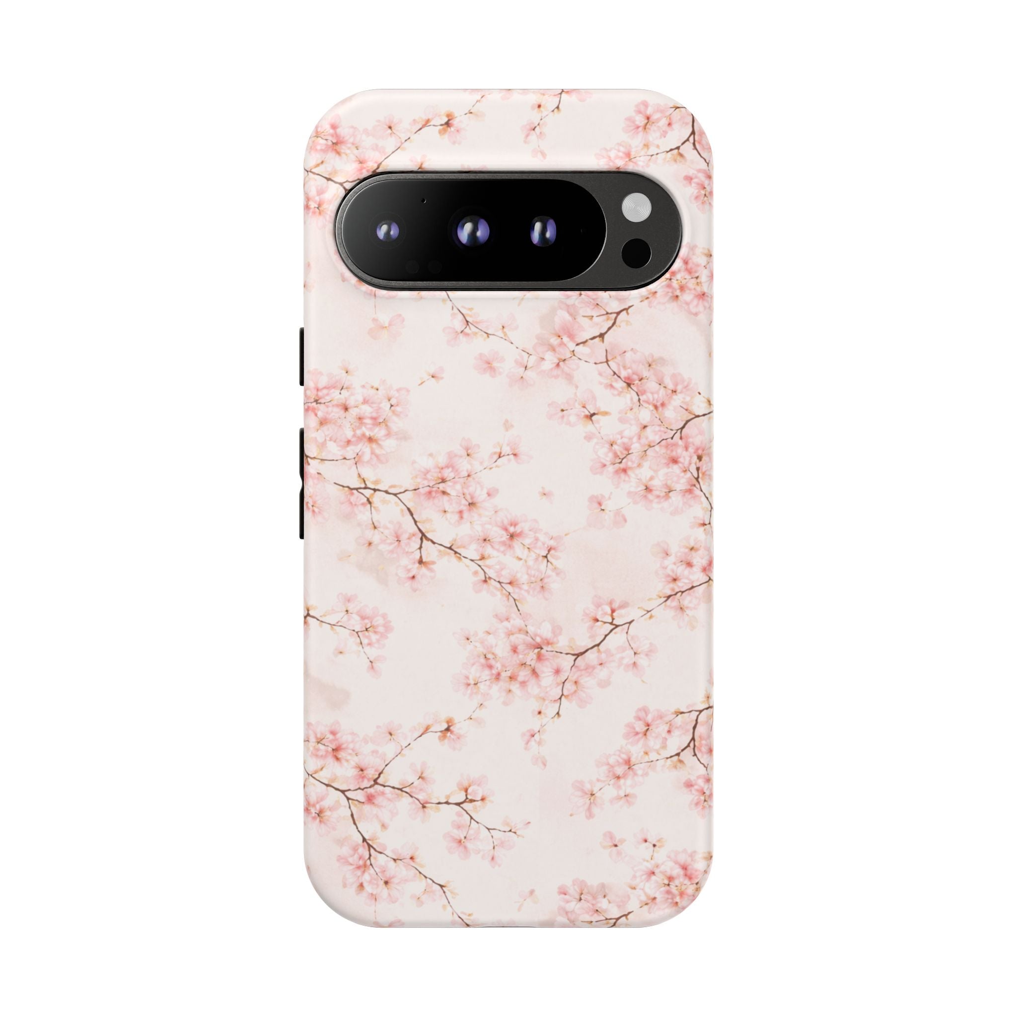 Pancake Dreams™ Cherry Blossom Tough Phone Case — Pink Floral Protective iPhone Cover