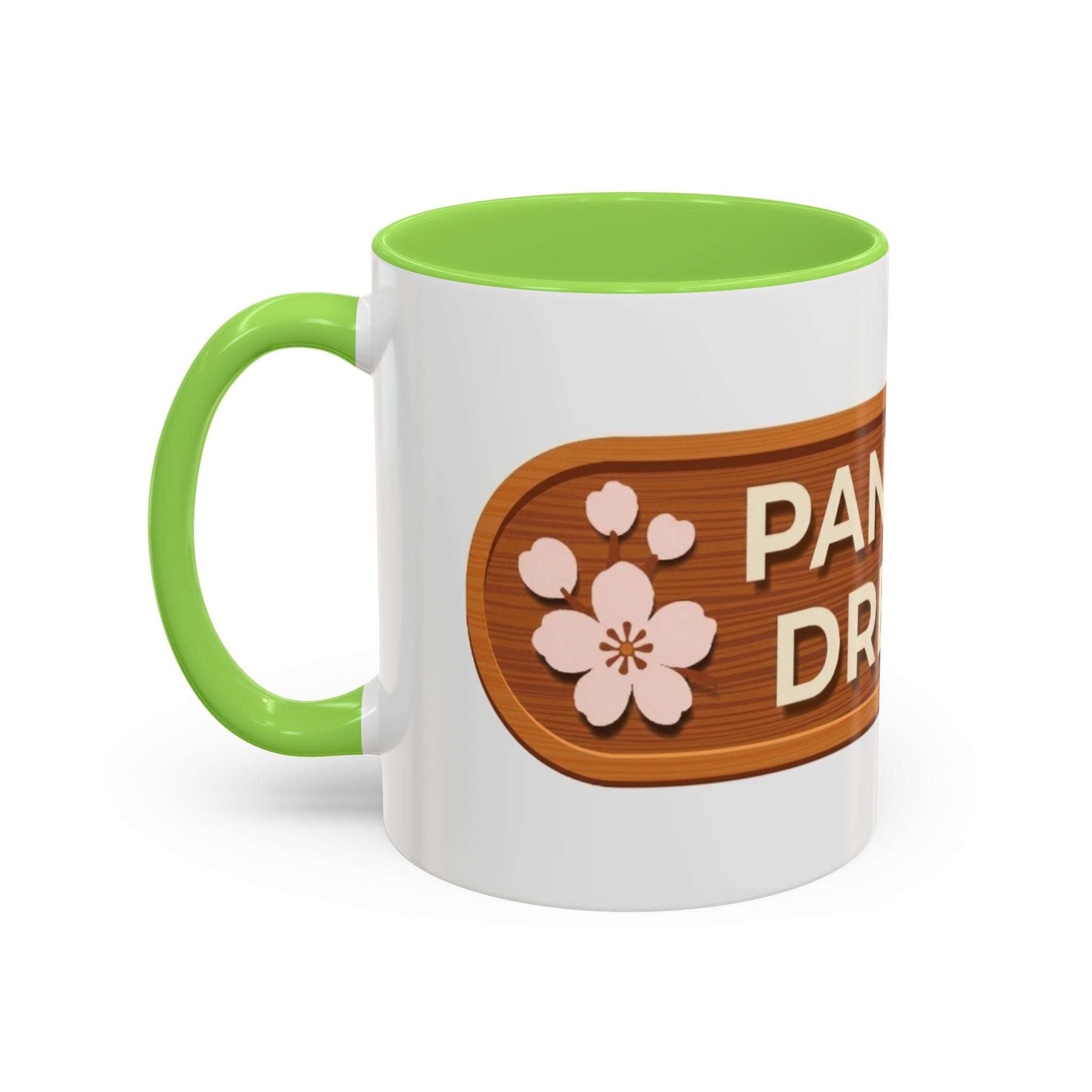 Pancake Dreams™ Ceramic Mug — Retro Wood Sign Design (11oz, 15oz)