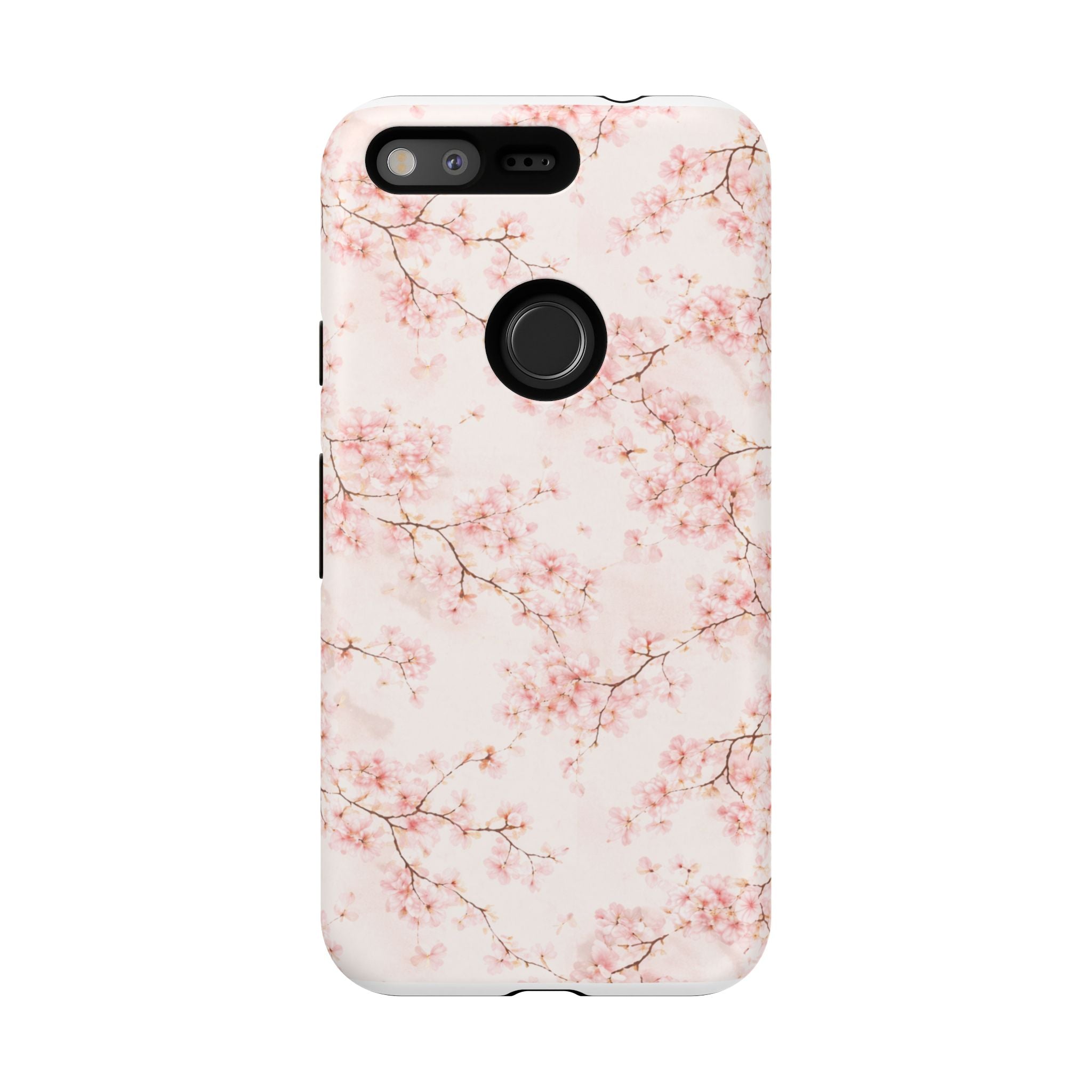 Pancake Dreams™ Cherry Blossom Tough Phone Case — Pink Floral Protective iPhone Cover