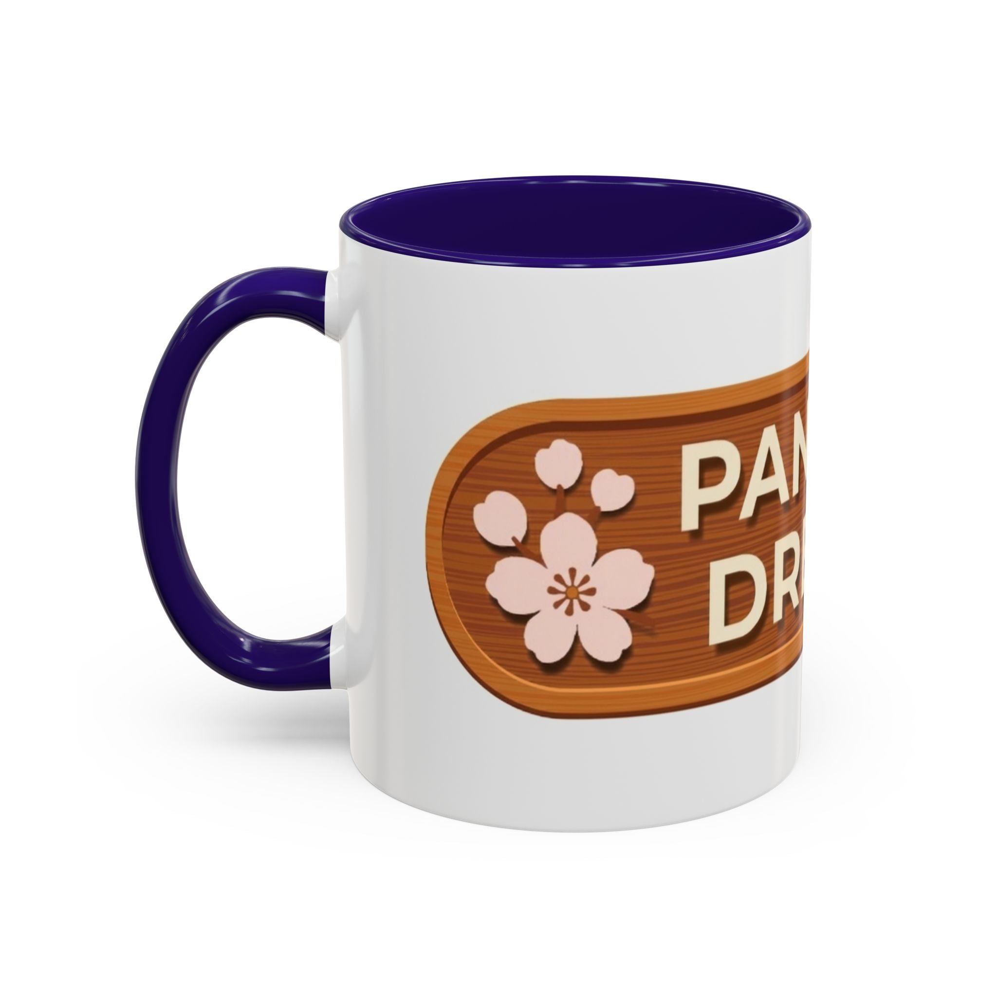 Pancake Dreams™ Ceramic Mug — Retro Wood Sign Design (11oz, 15oz)