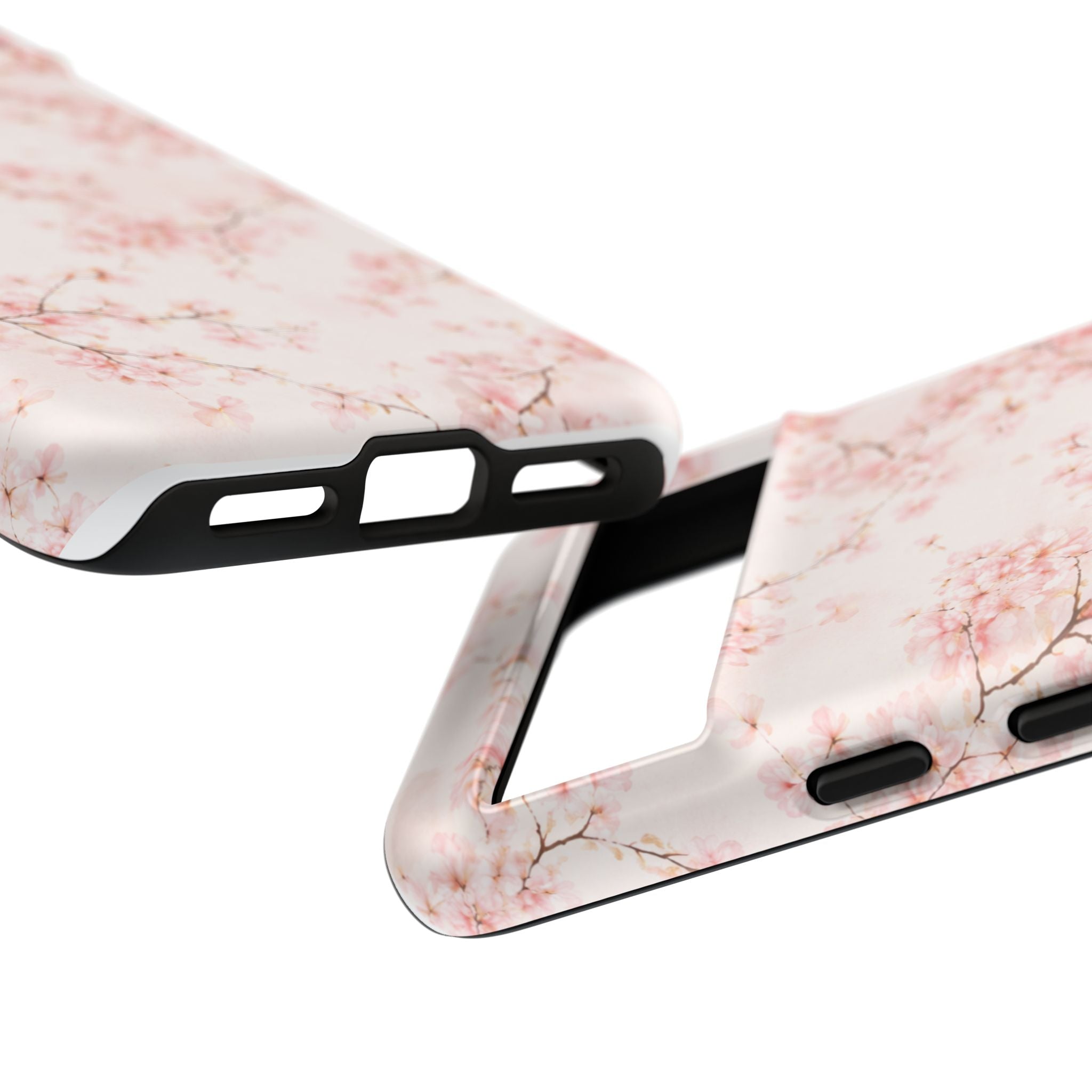Pancake Dreams™ Cherry Blossom Tough Phone Case — Pink Floral Protective iPhone Cover