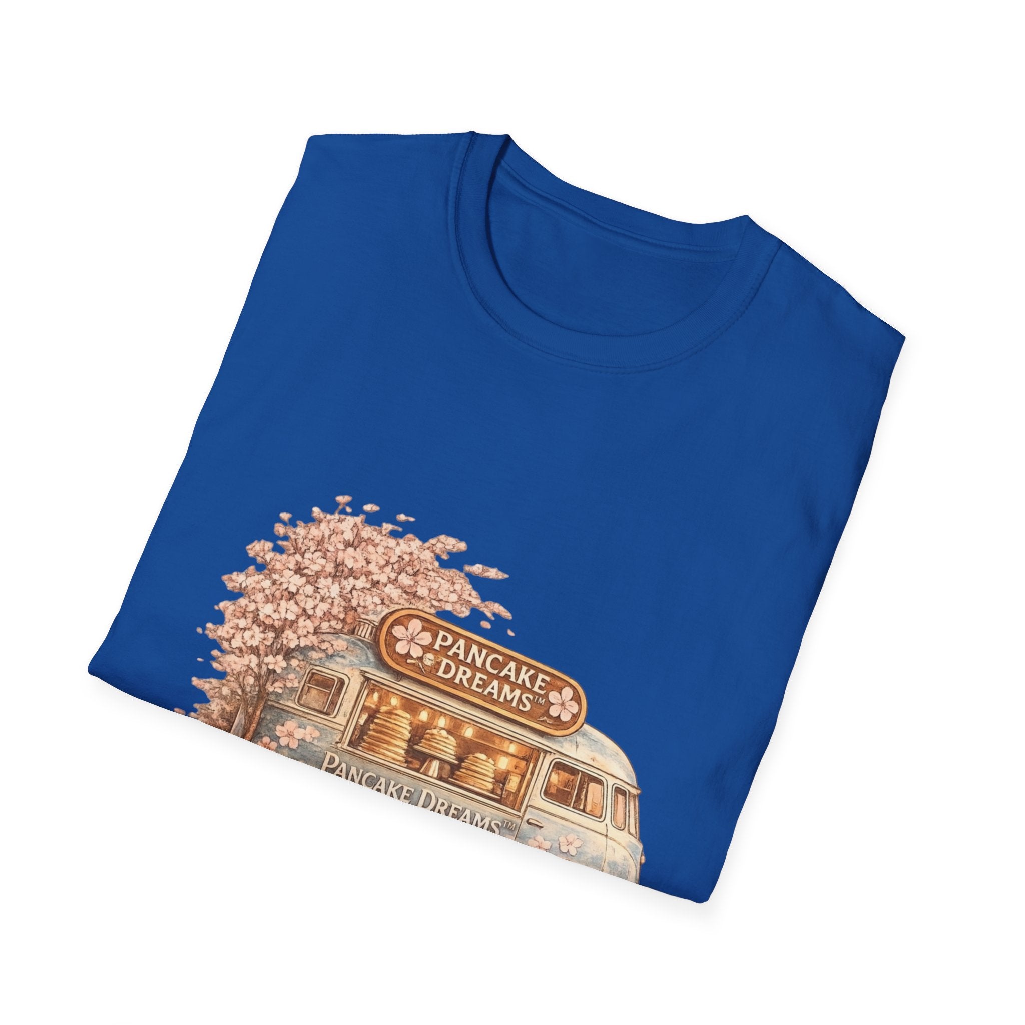 Pancake Dreams™ Vintage Pancake Truck T-Shirt — "Pancake Dreams" Retro Food Truck Tee