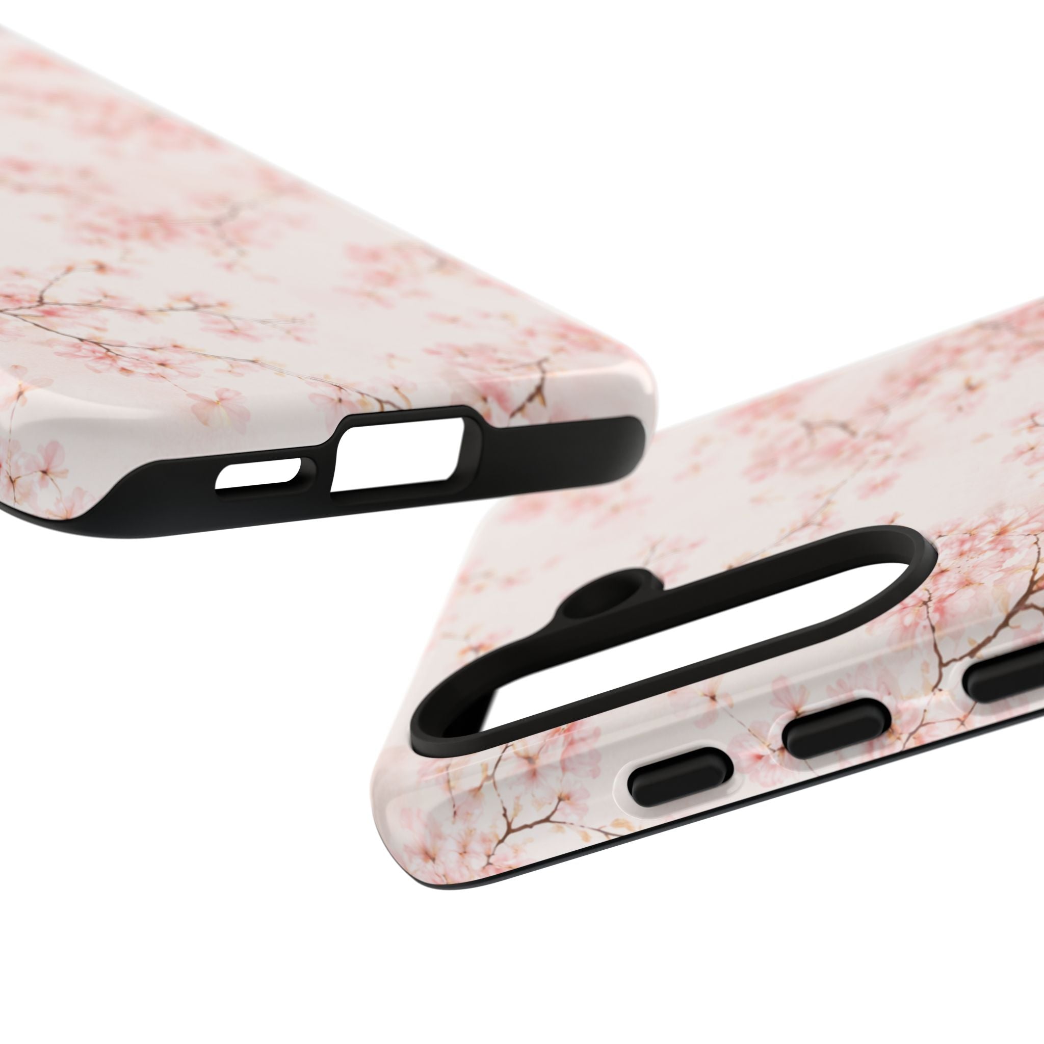 Pancake Dreams™ Cherry Blossom Tough Phone Case — Pink Floral Protective iPhone Cover