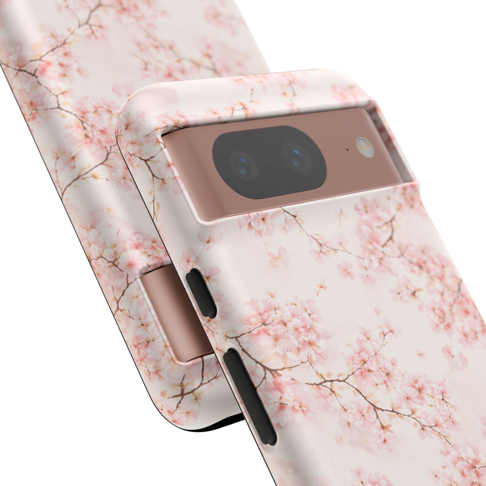Pancake Dreams™ Cherry Blossom Tough Phone Case — Pink Floral Protective iPhone Cover