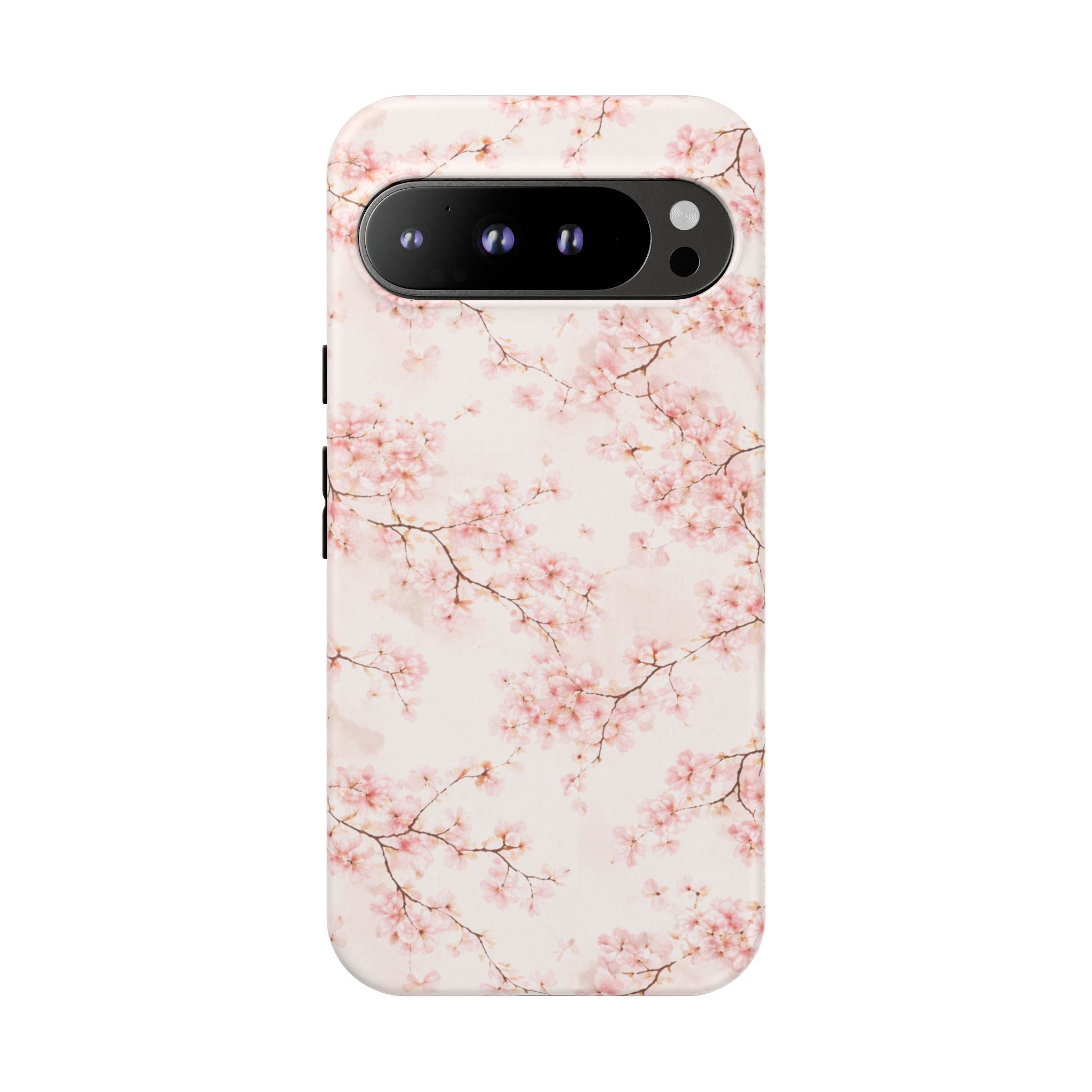 Pancake Dreams™ Cherry Blossom Tough Phone Case — Pink Floral Protective iPhone Cover