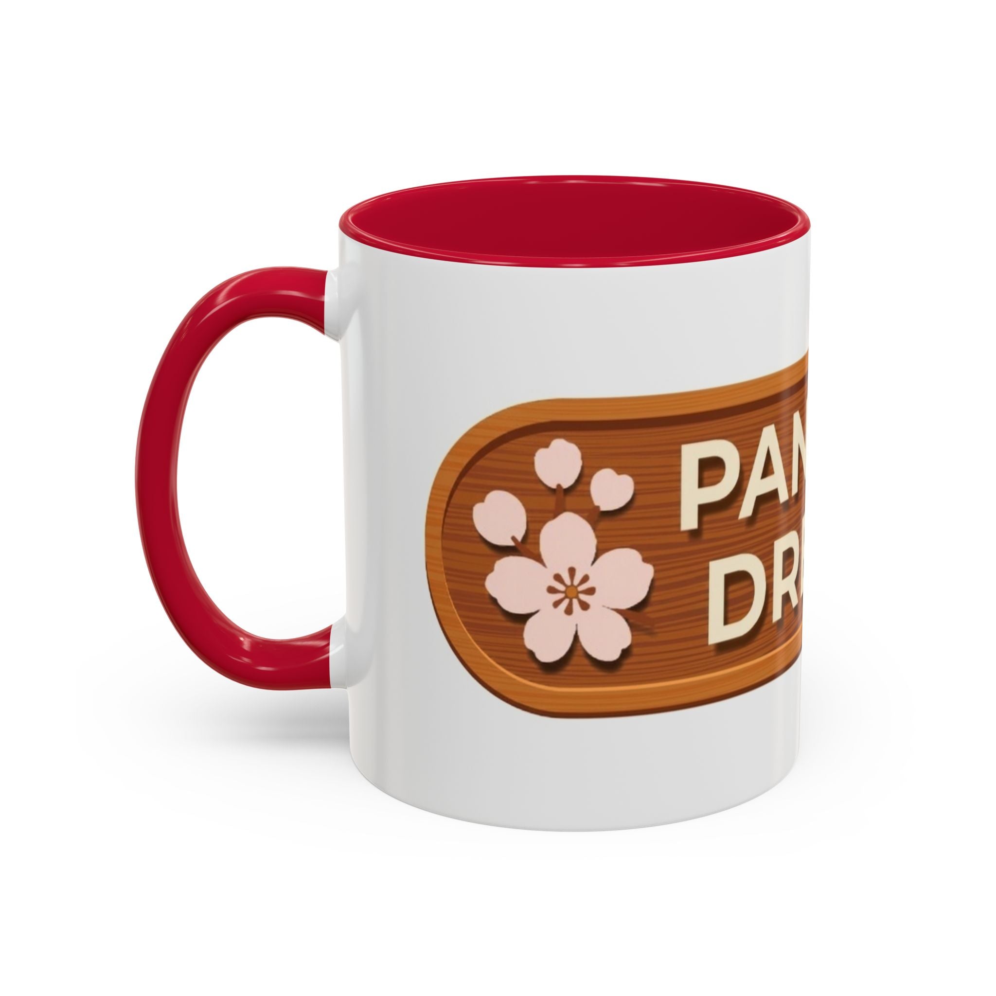 Pancake Dreams™ Ceramic Mug — Retro Wood Sign Design (11oz, 15oz)