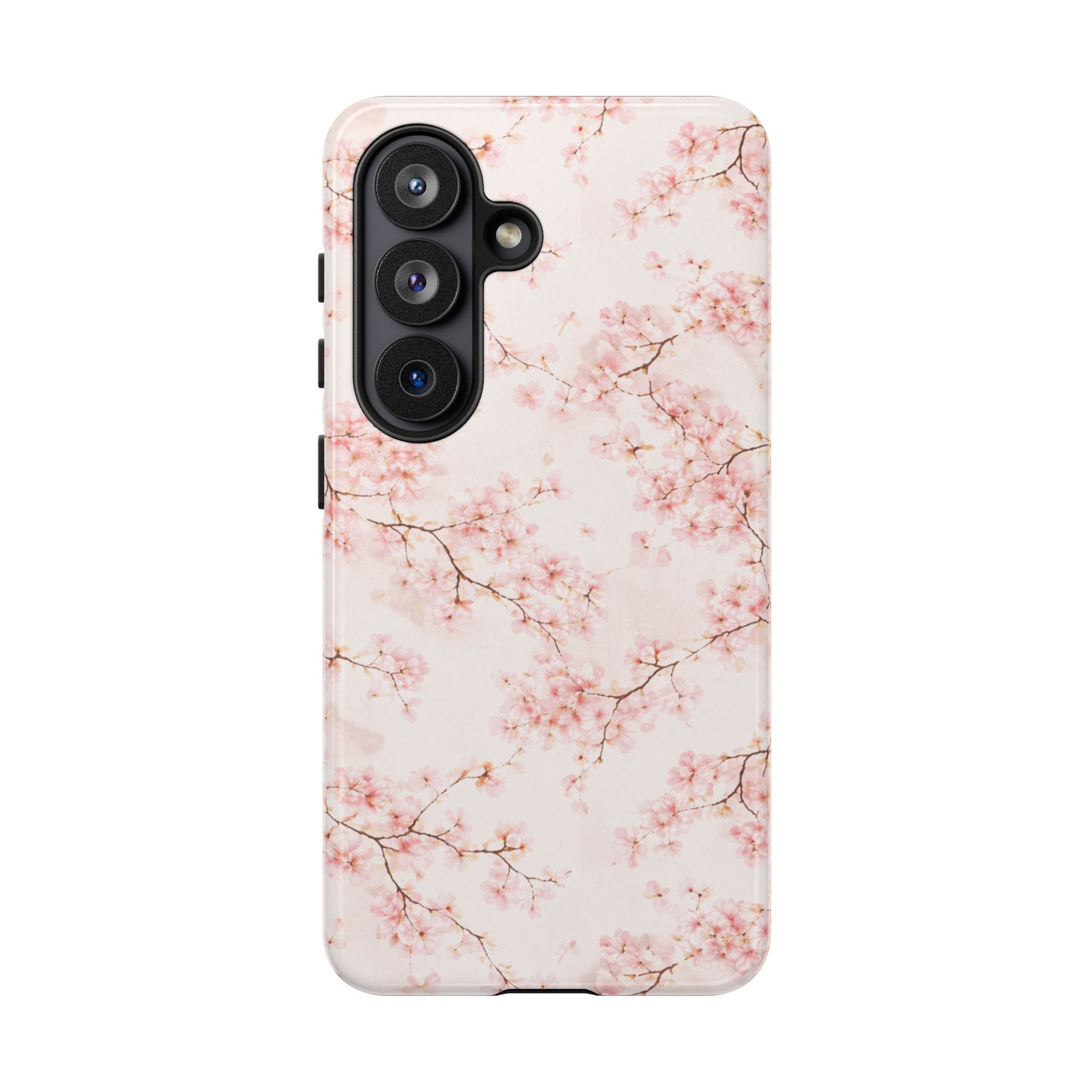 Pancake Dreams™ Cherry Blossom Tough Phone Case — Pink Floral Protective iPhone Cover