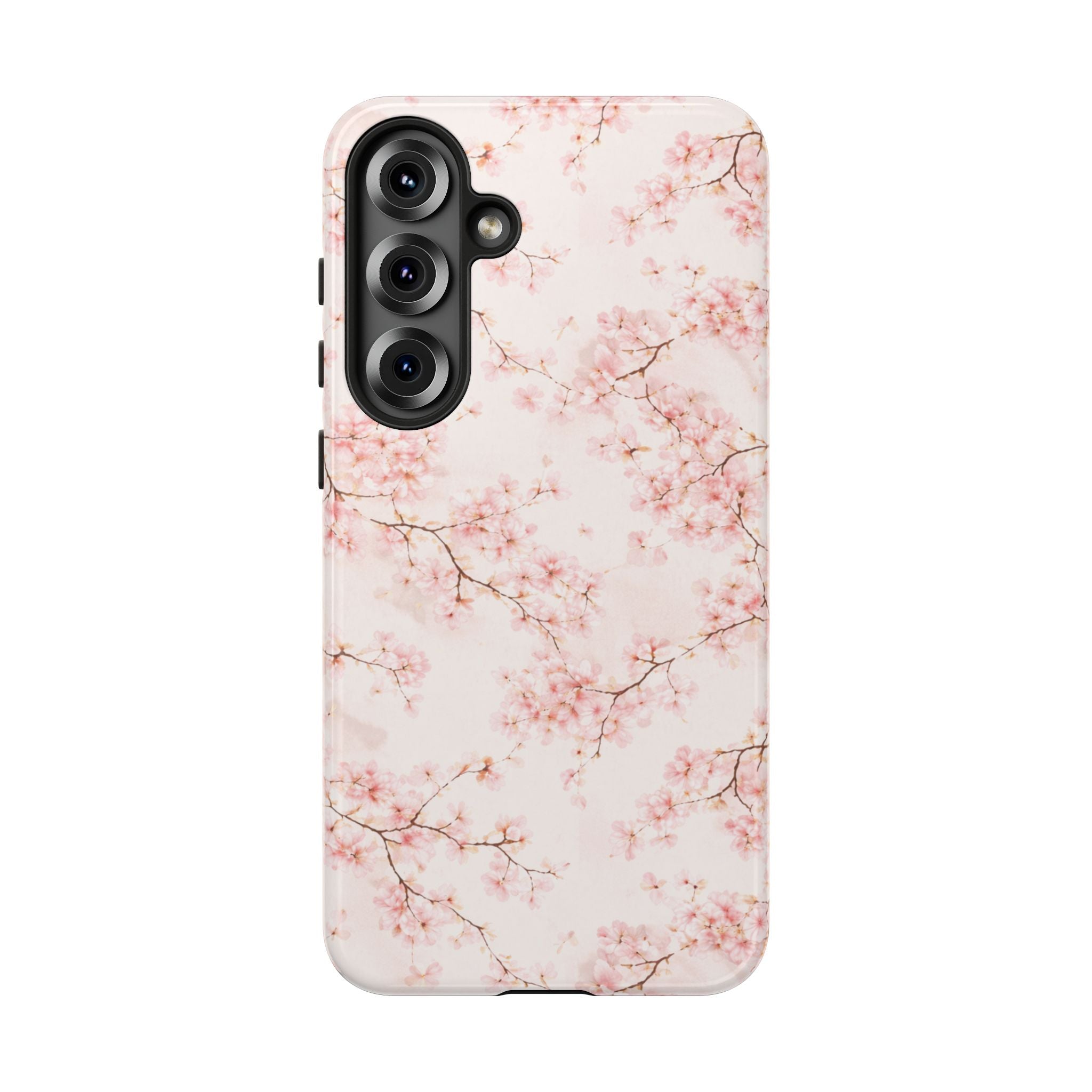 Pancake Dreams™ Cherry Blossom Tough Phone Case — Pink Floral Protective iPhone Cover