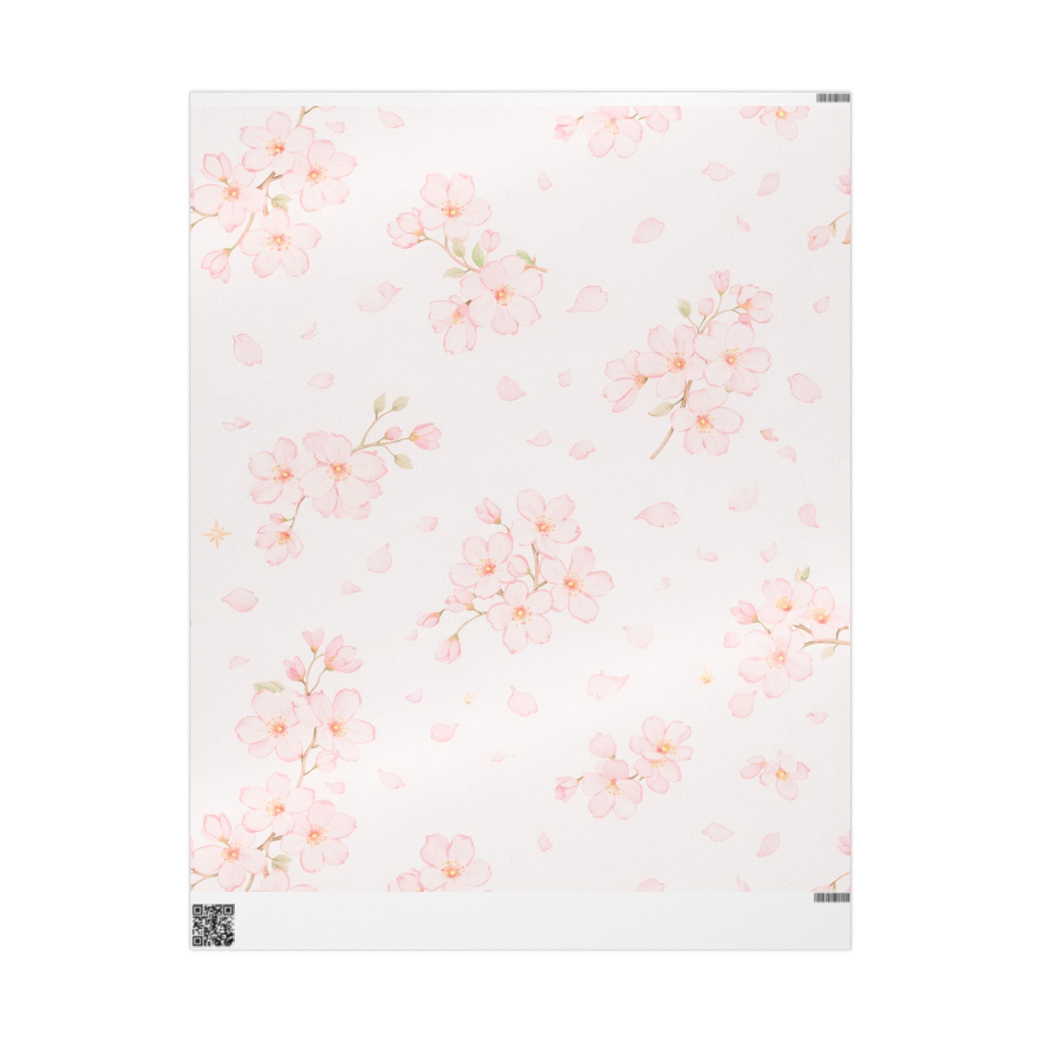 PanCake Dreams-Cherry Blossom Wrapping Paper Roll — Floral Gift Wrap for Spring, Weddings & Mother's Day