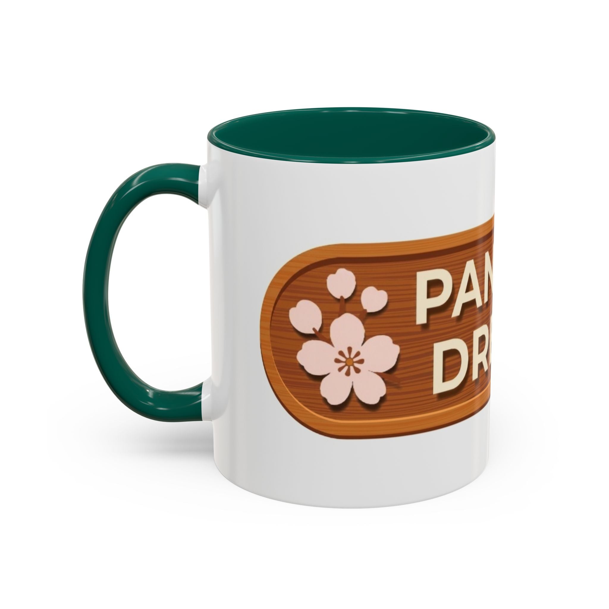 Pancake Dreams™ Ceramic Mug — Retro Wood Sign Design (11oz, 15oz)