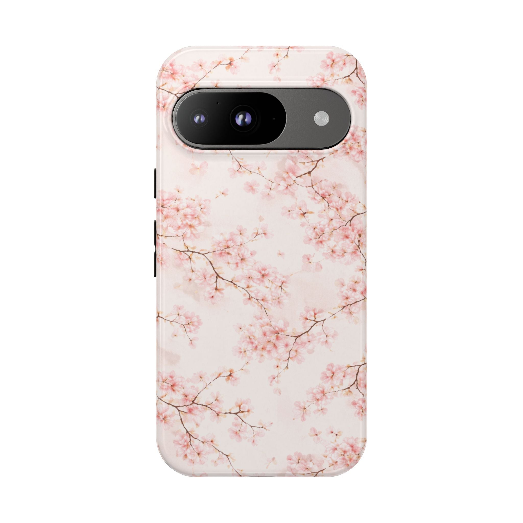 Pancake Dreams™ Cherry Blossom Tough Phone Case — Pink Floral Protective iPhone Cover