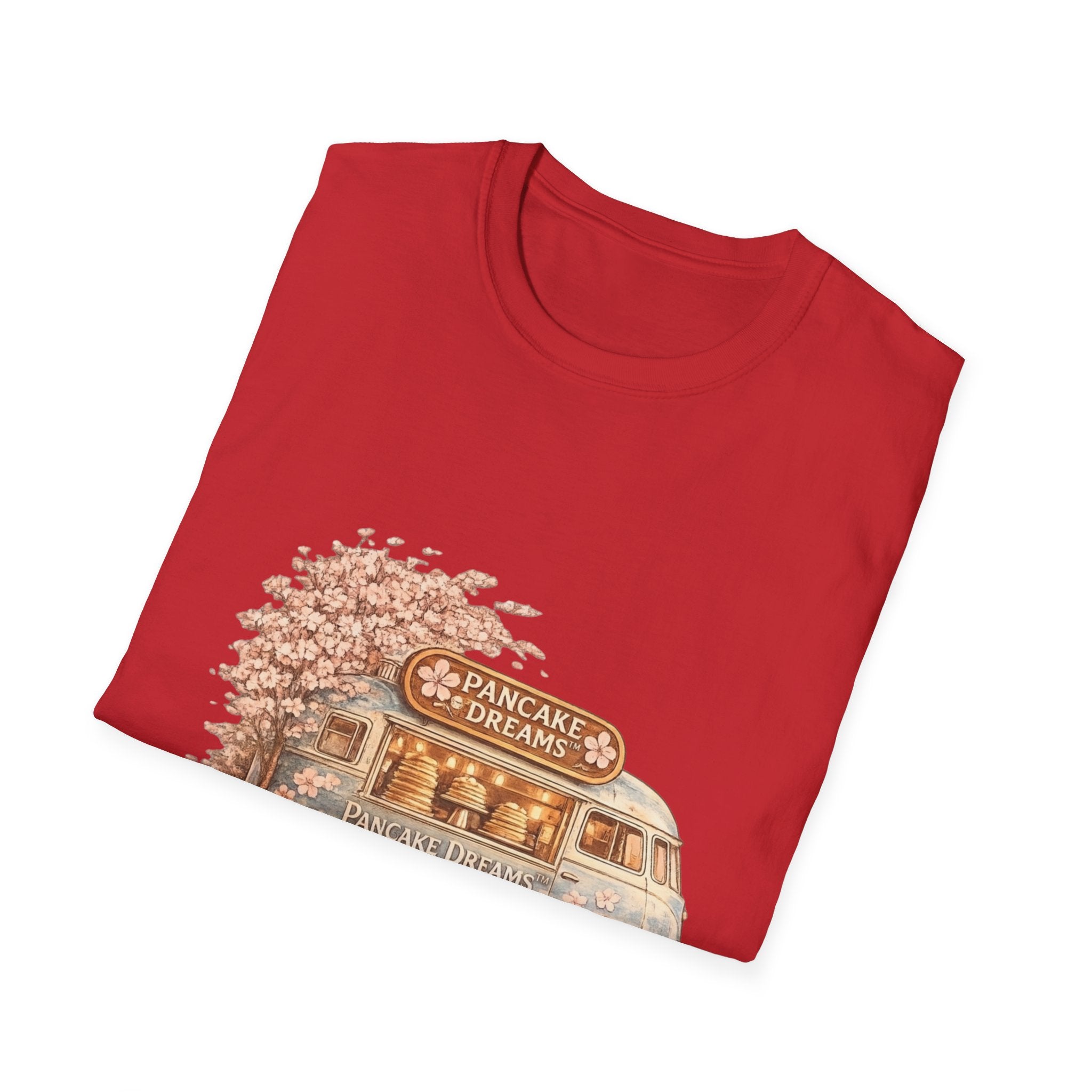 Pancake Dreams™ Vintage Pancake Truck T-Shirt — "Pancake Dreams" Retro Food Truck Tee