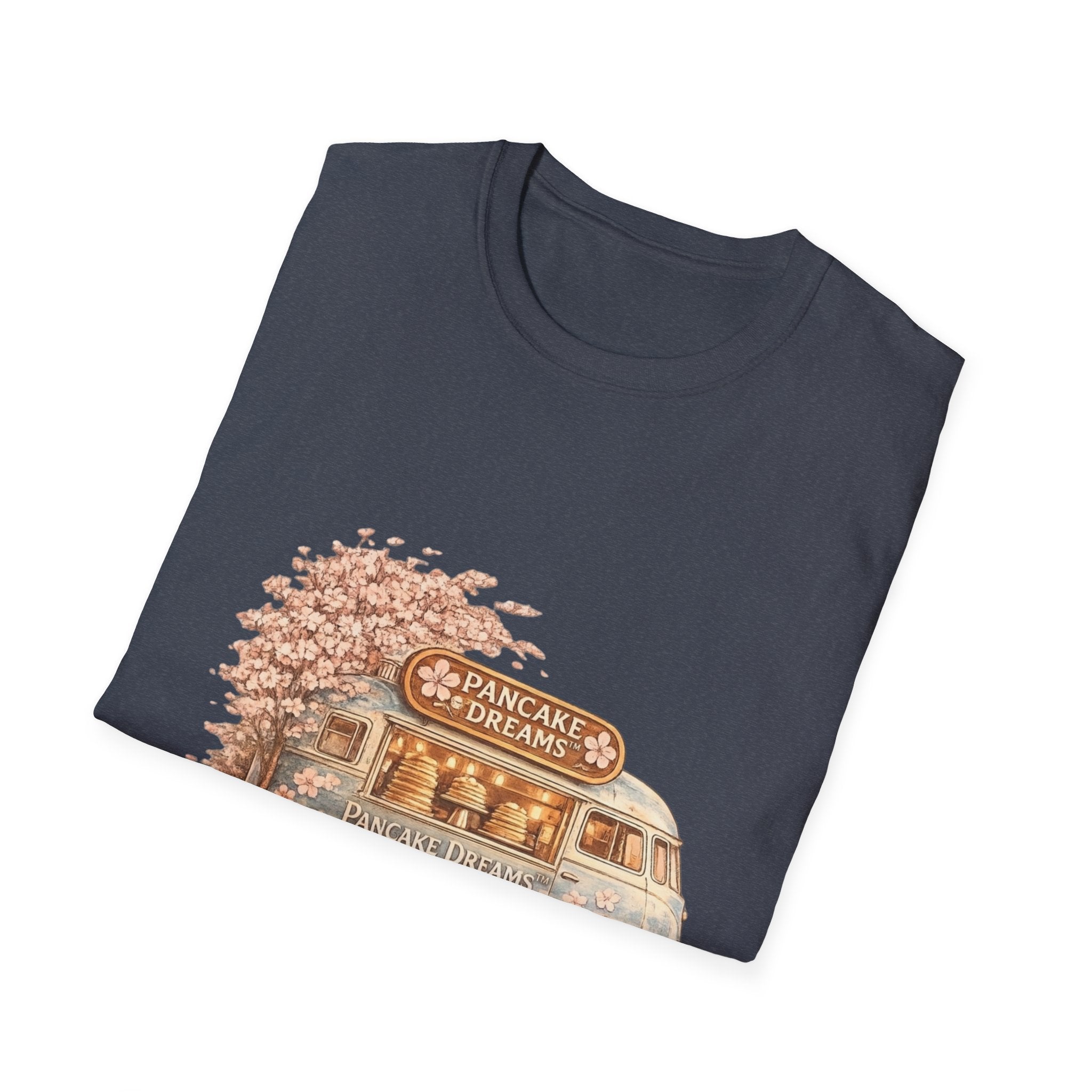 Pancake Dreams™ Vintage Pancake Truck T-Shirt — "Pancake Dreams" Retro Food Truck Tee
