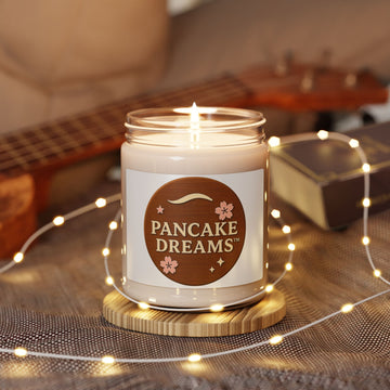 Pancake Dreams™  Soy Candle — 9oz Scented Jar (Cozy Breakfast Bakery Aroma)