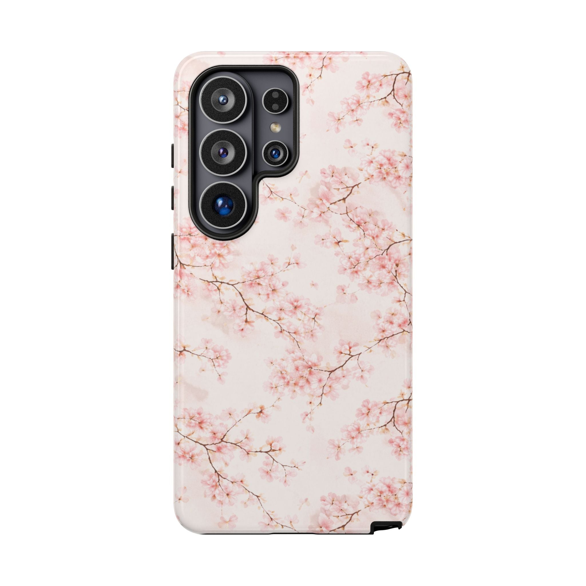 Pancake Dreams™ Cherry Blossom Tough Phone Case — Pink Floral Protective iPhone Cover