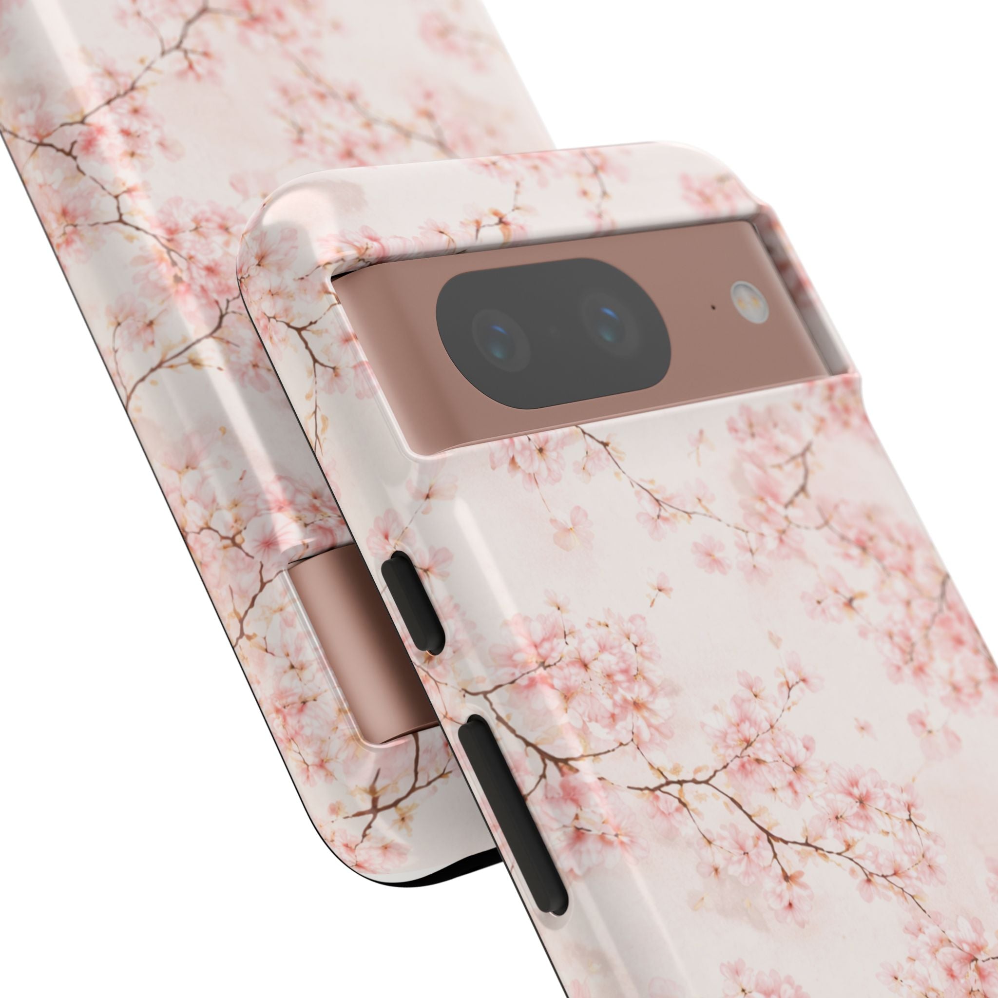 Pancake Dreams™ Cherry Blossom Tough Phone Case — Pink Floral Protective iPhone Cover