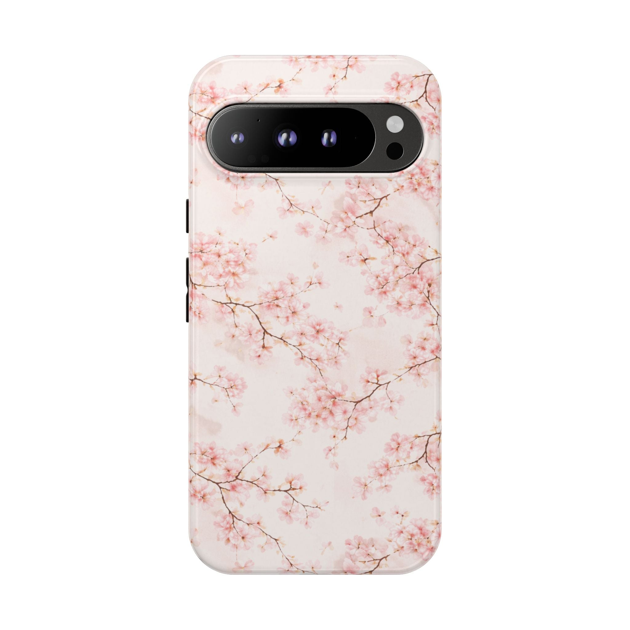 Pancake Dreams™ Cherry Blossom Tough Phone Case — Pink Floral Protective iPhone Cover