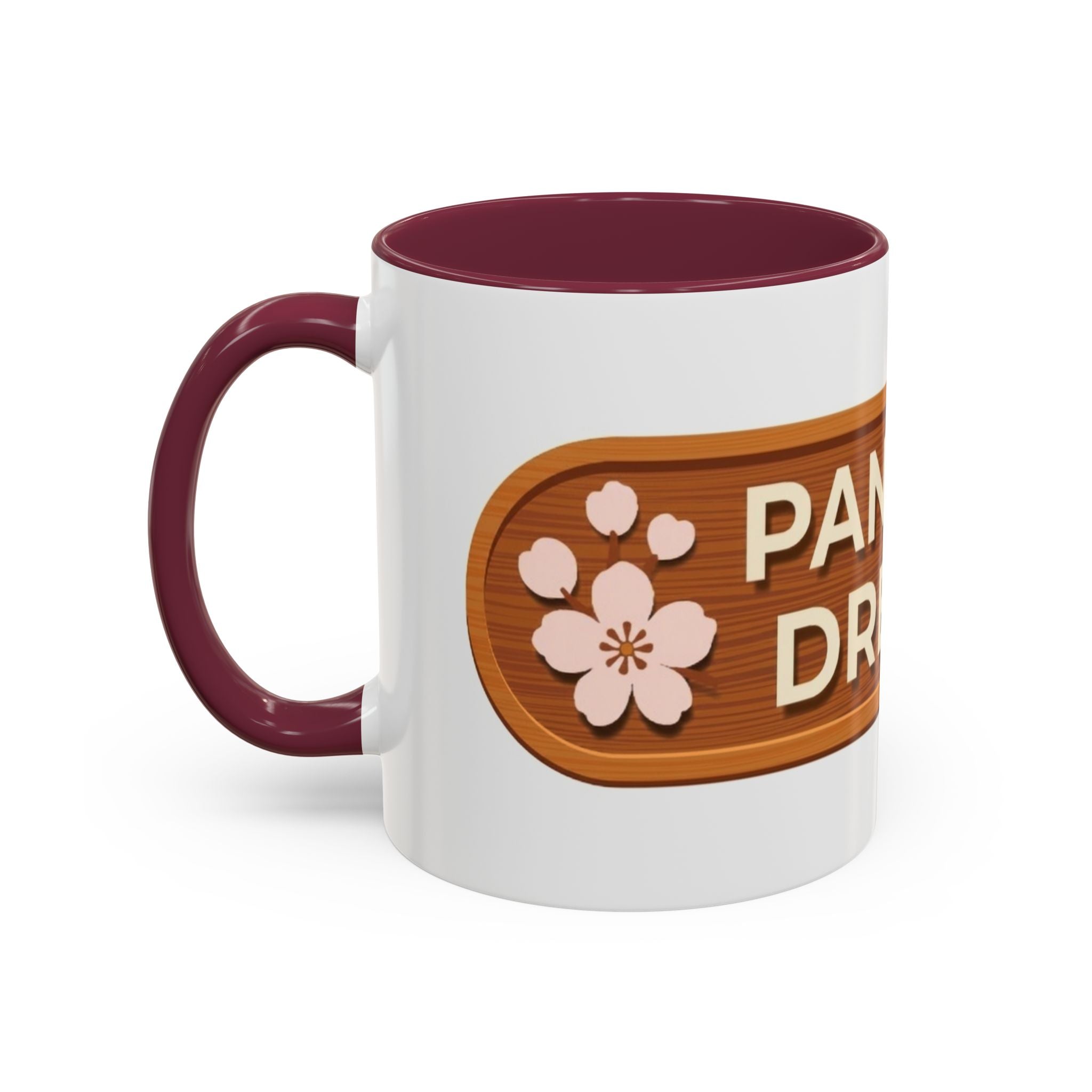 Pancake Dreams™ Ceramic Mug — Retro Wood Sign Design (11oz, 15oz)