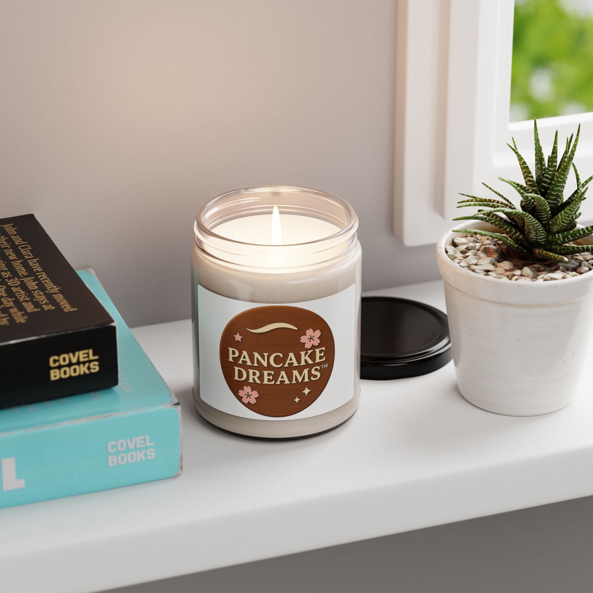 Pancake Dreams™  Soy Candle — 9oz Scented Jar (Cozy Breakfast Bakery Aroma)