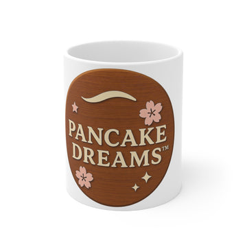 Pancake Dreams™ Ceramic Mug — 11oz Retro Breakfast Coffee Cup