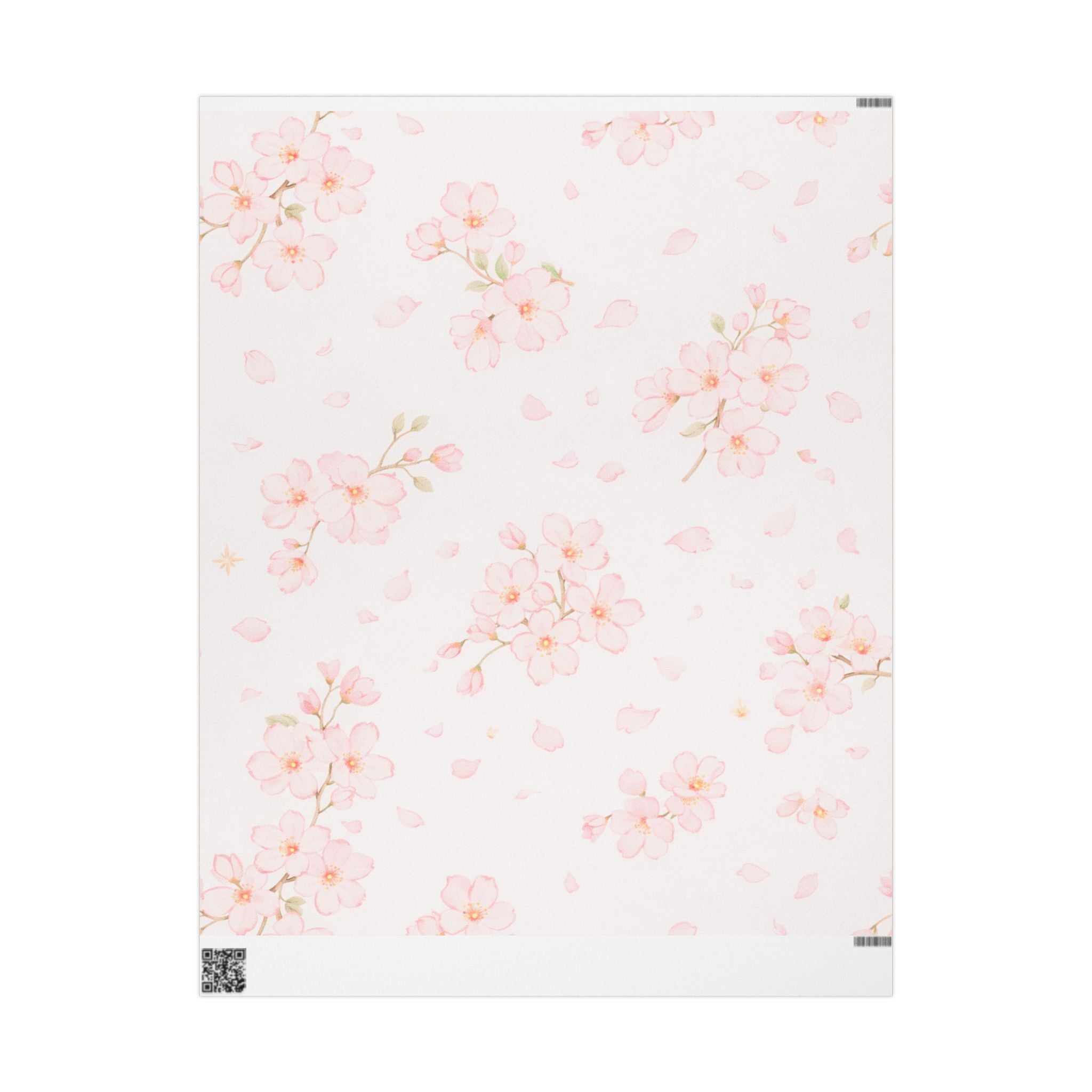 PanCake Dreams-Cherry Blossom Wrapping Paper Roll — Floral Gift Wrap for Spring, Weddings & Mother's Day