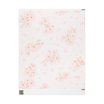 PanCake Dreams-Cherry Blossom Wrapping Paper Roll — Floral Gift Wrap for Spring, Weddings & Mother's Day