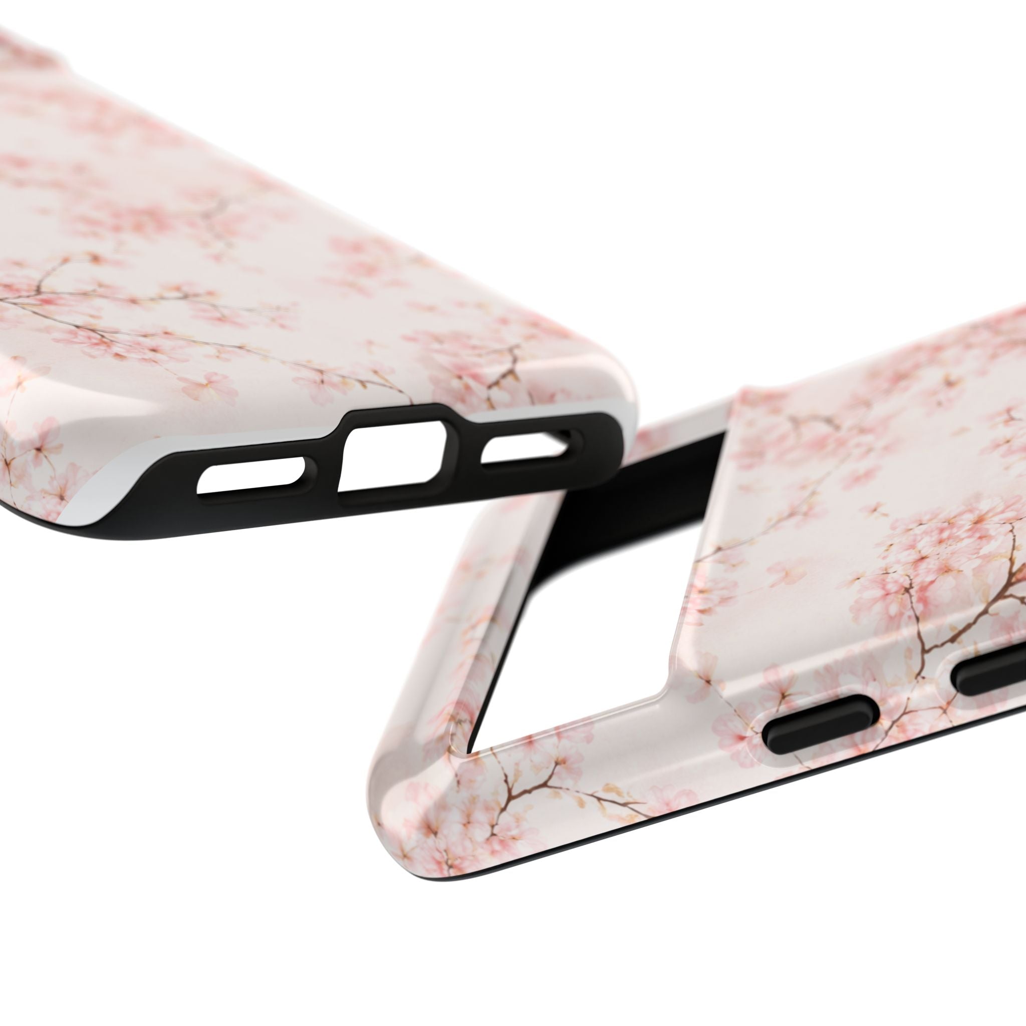 Pancake Dreams™ Cherry Blossom Tough Phone Case — Pink Floral Protective iPhone Cover