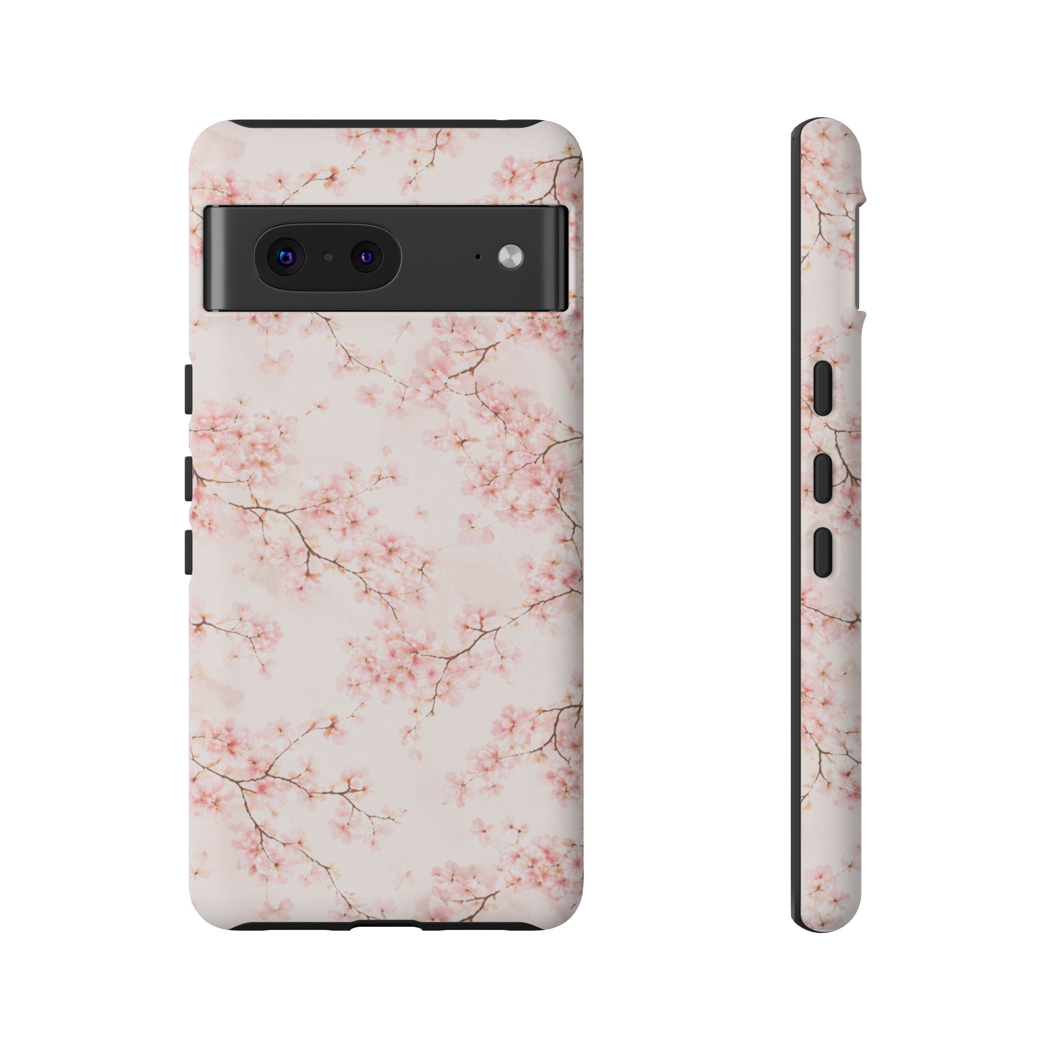 Pancake Dreams™ Cherry Blossom Tough Phone Case — Pink Floral Protective iPhone Cover