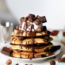 Chocolate Dream Celebration Pancake Stack