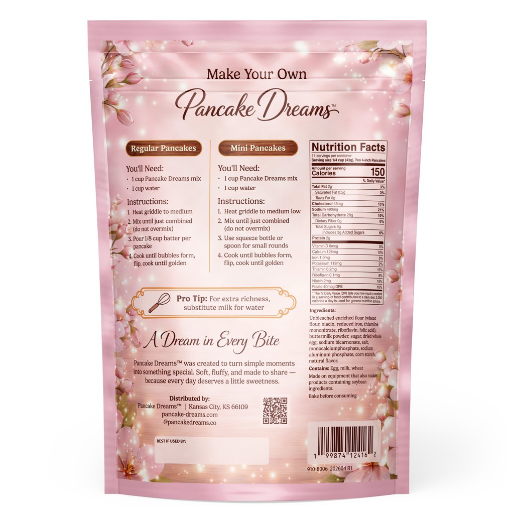 Dream Blend Pancake Mix – Buttermilk, 16 oz